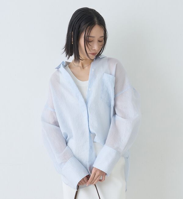 Rouge vif「【2026SS新作】【人気追加】バックツイストシャツ」|シャツ・ブラウス|