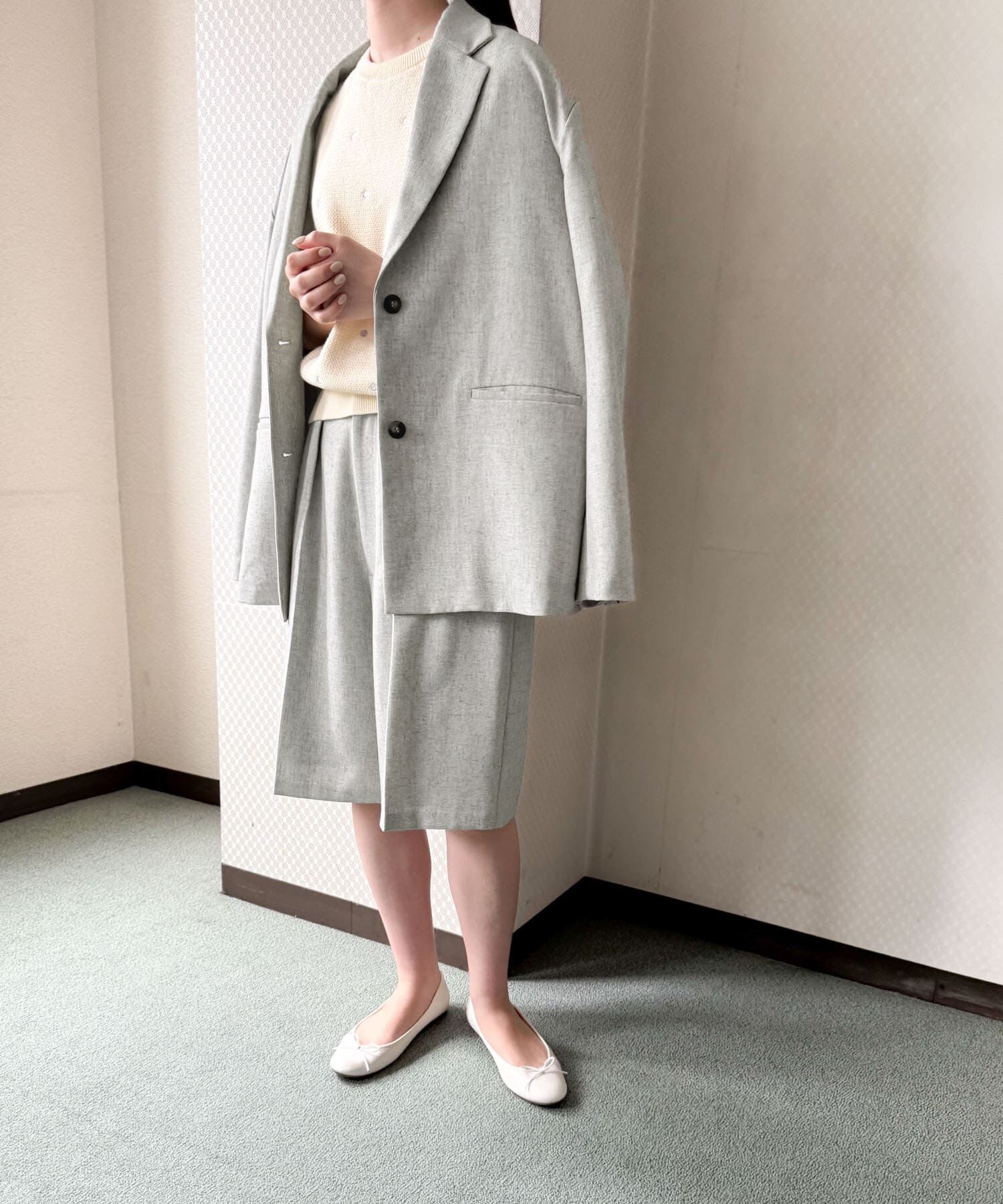 URBAN RESEARCH DOORS「『セットアップ対応』 ワンタックハーフパンツ」|その他|