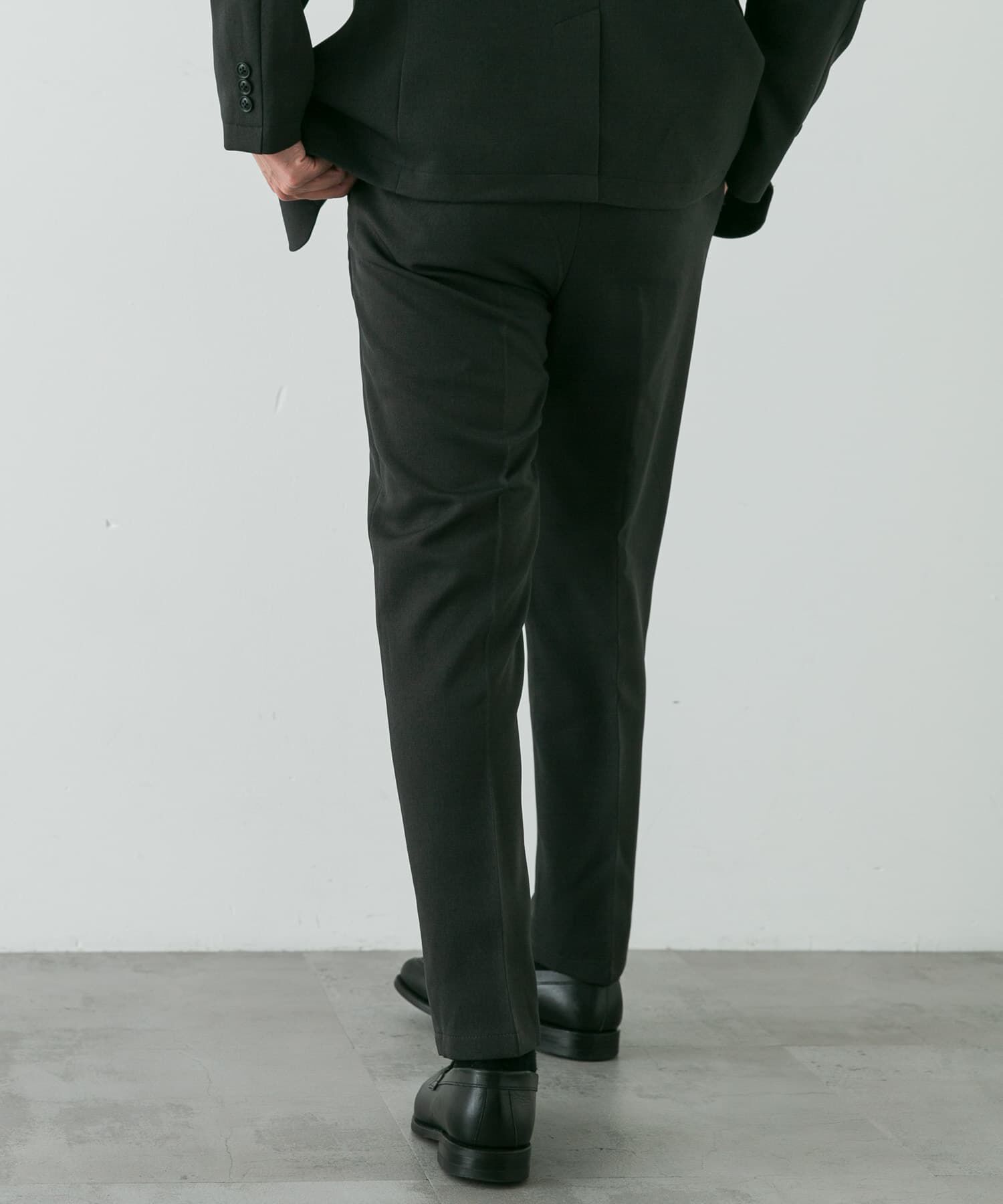 URBAN RESEARCH DOORS「LIFE STYLE TAILOR　ウールライクソフトツイルストレッチパンツ」|スラックス|