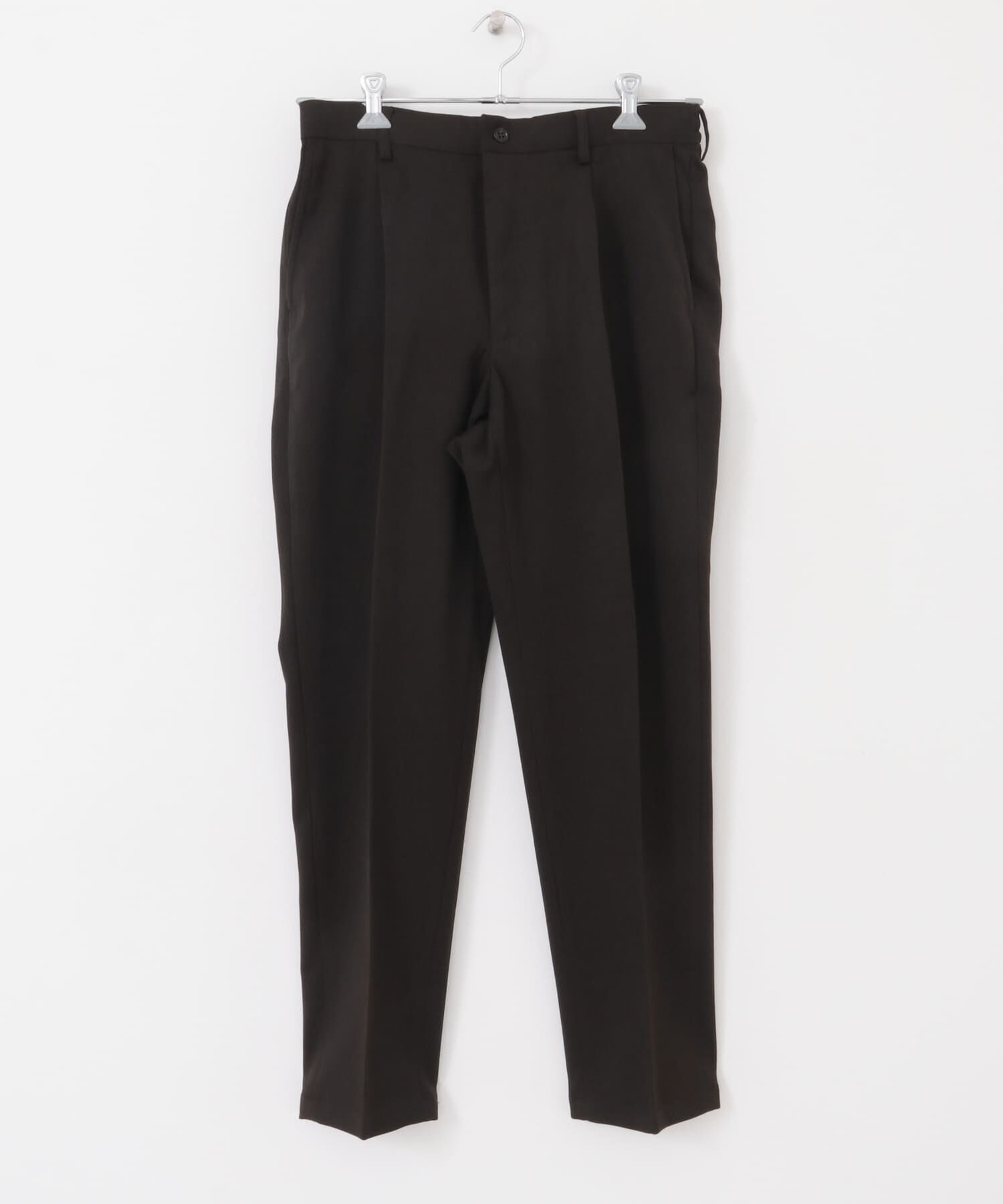 URBAN RESEARCH DOORS「LIFE STYLE TAILOR　ウールライクソフトツイルストレッチパンツ」|スラックス|