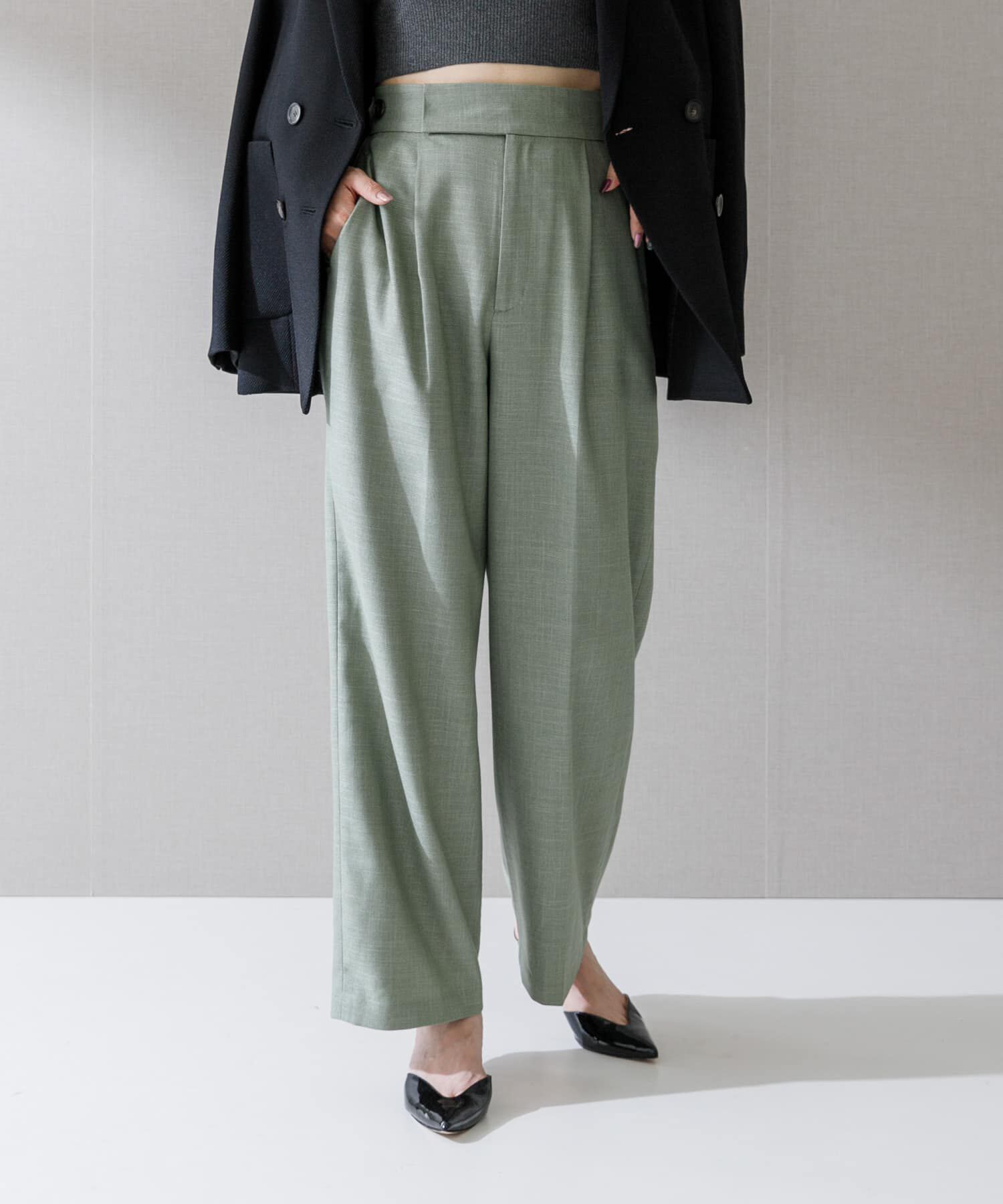 URBAN RESEARCH ROSSO「ハイウエストツイードワイドパンツ」|その他|