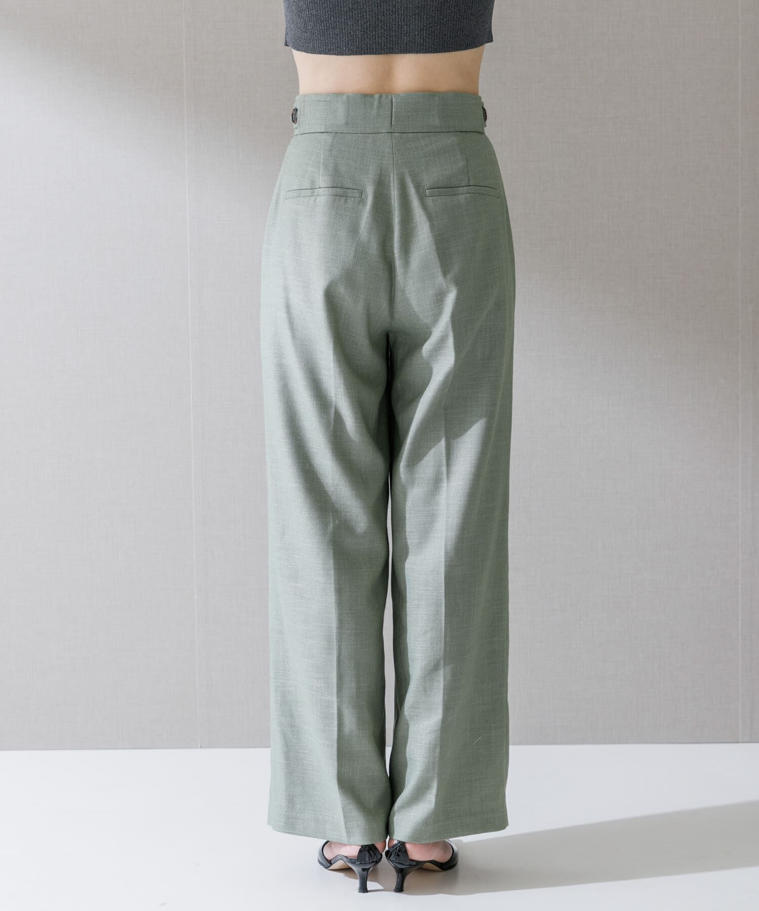 URBAN RESEARCH ROSSO「ハイウエストツイードワイドパンツ」|その他|