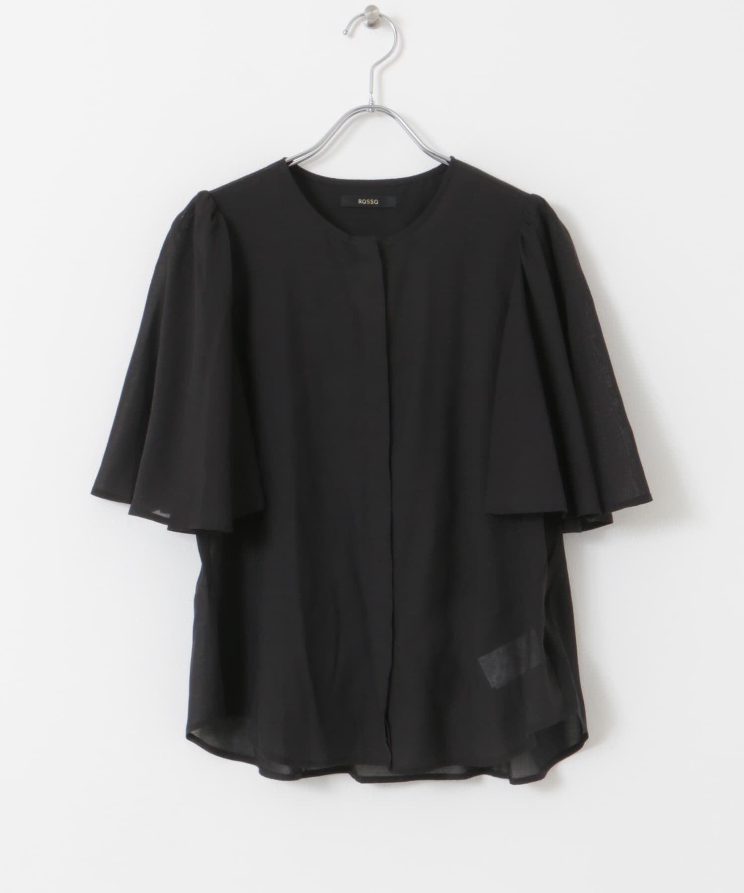 URBAN RESEARCH ROSSO「ウォッシャブルギャザースリーブブラウス」|シャツ・ブラウス|