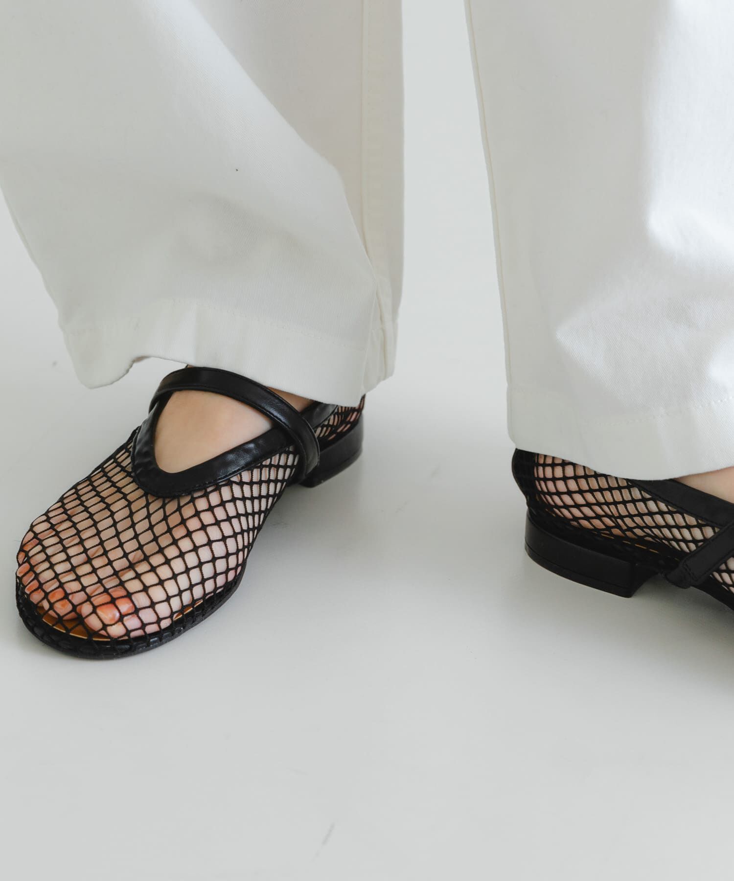 URBAN RESEARCH「メッシュフラットシューズ」|パンプス|