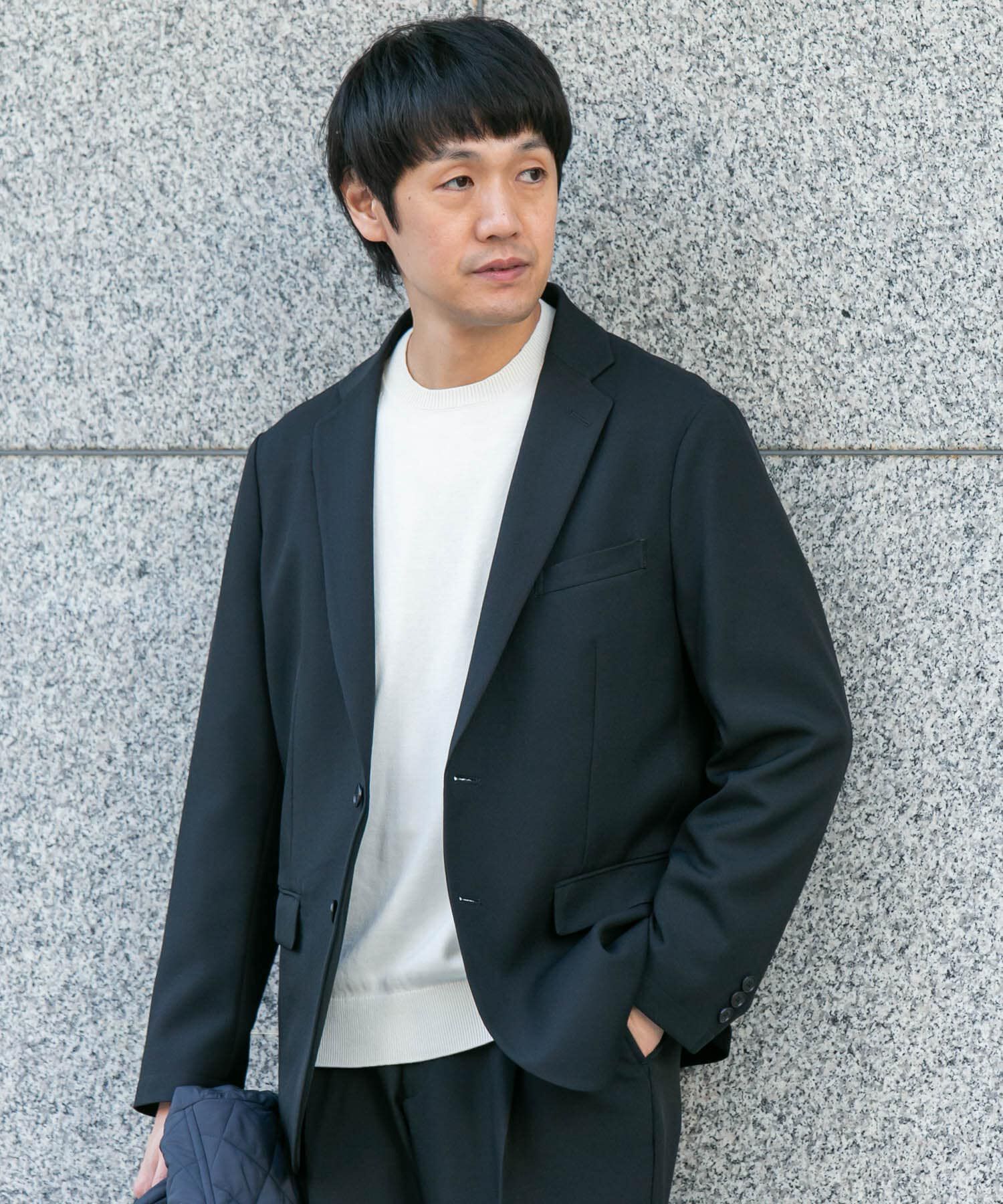 URBAN RESEARCH DOORS「LIFE STYLE TAILOR　ツイルストレッチジャケット」|その他|ネイビー