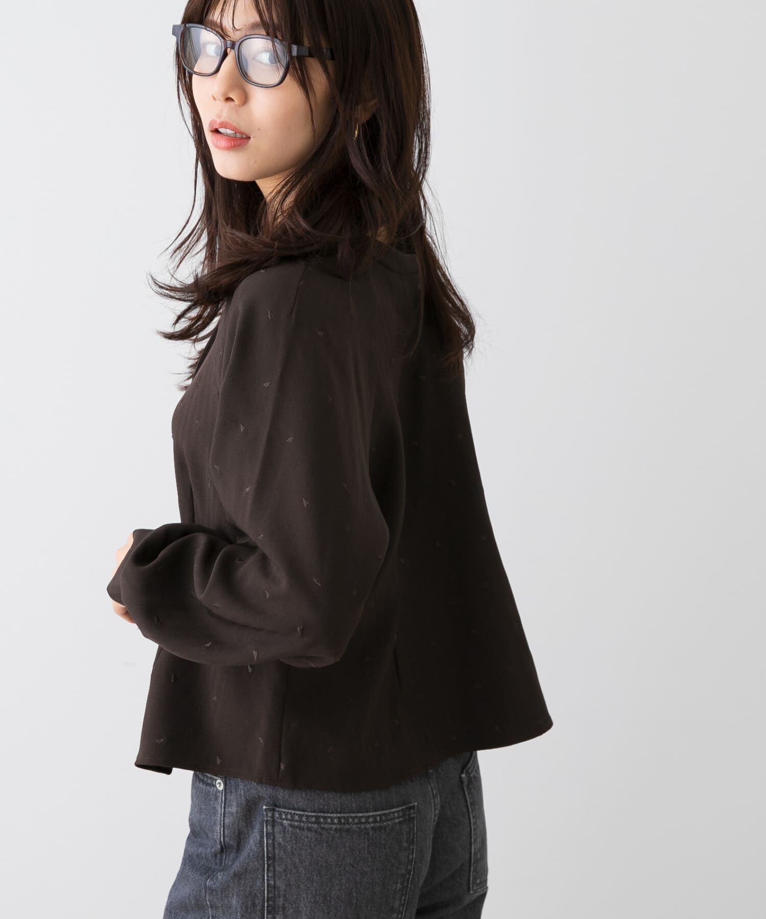 URBAN RESEARCH ROSSO「F by ROSSO　ハート刺繍2WAYブラウス」|シャツ・ブラウス|