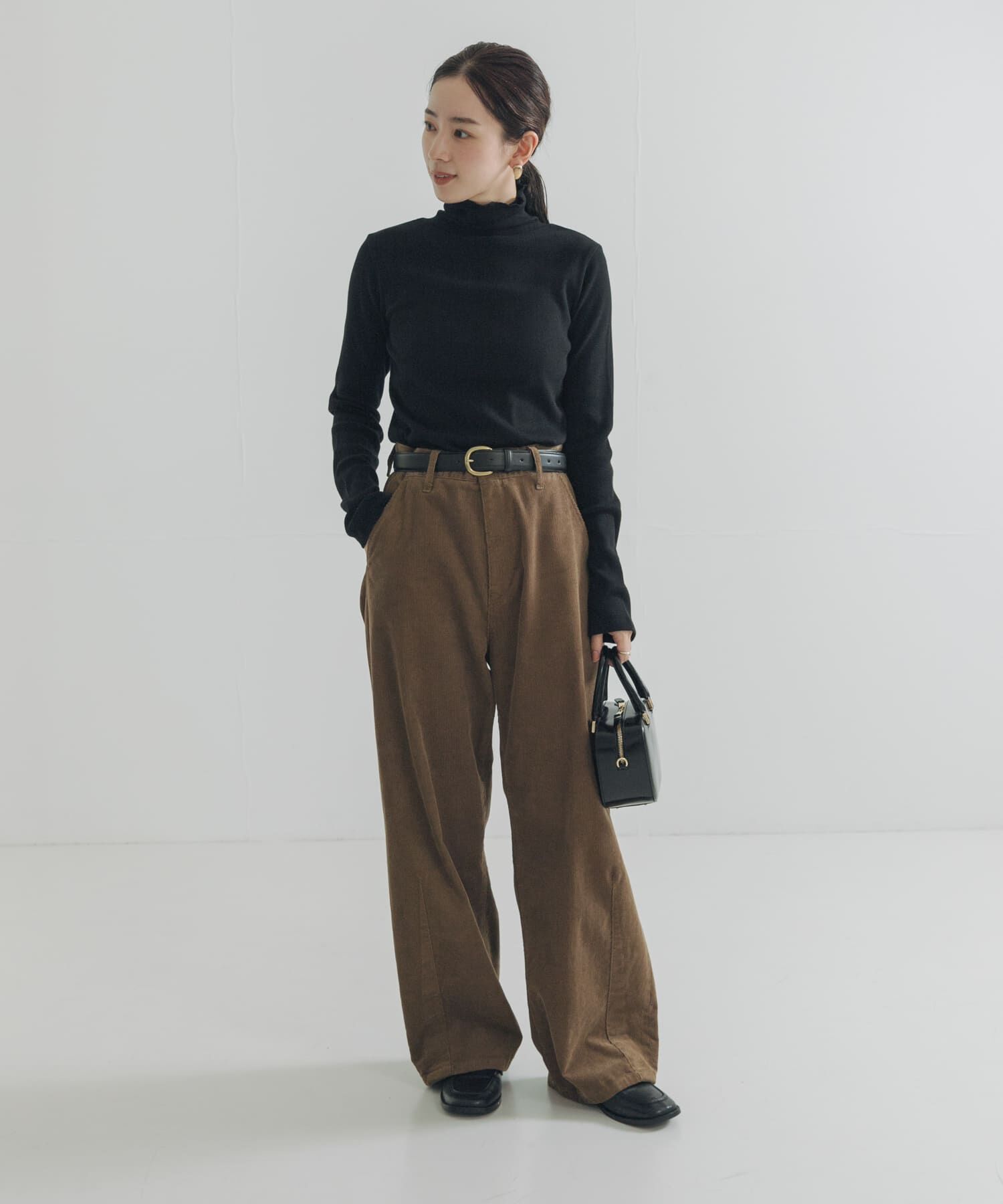 URBAN RESEARCH「『UR TECH』裏起毛タートルネックカットソー」|Tシャツ・カットソー|