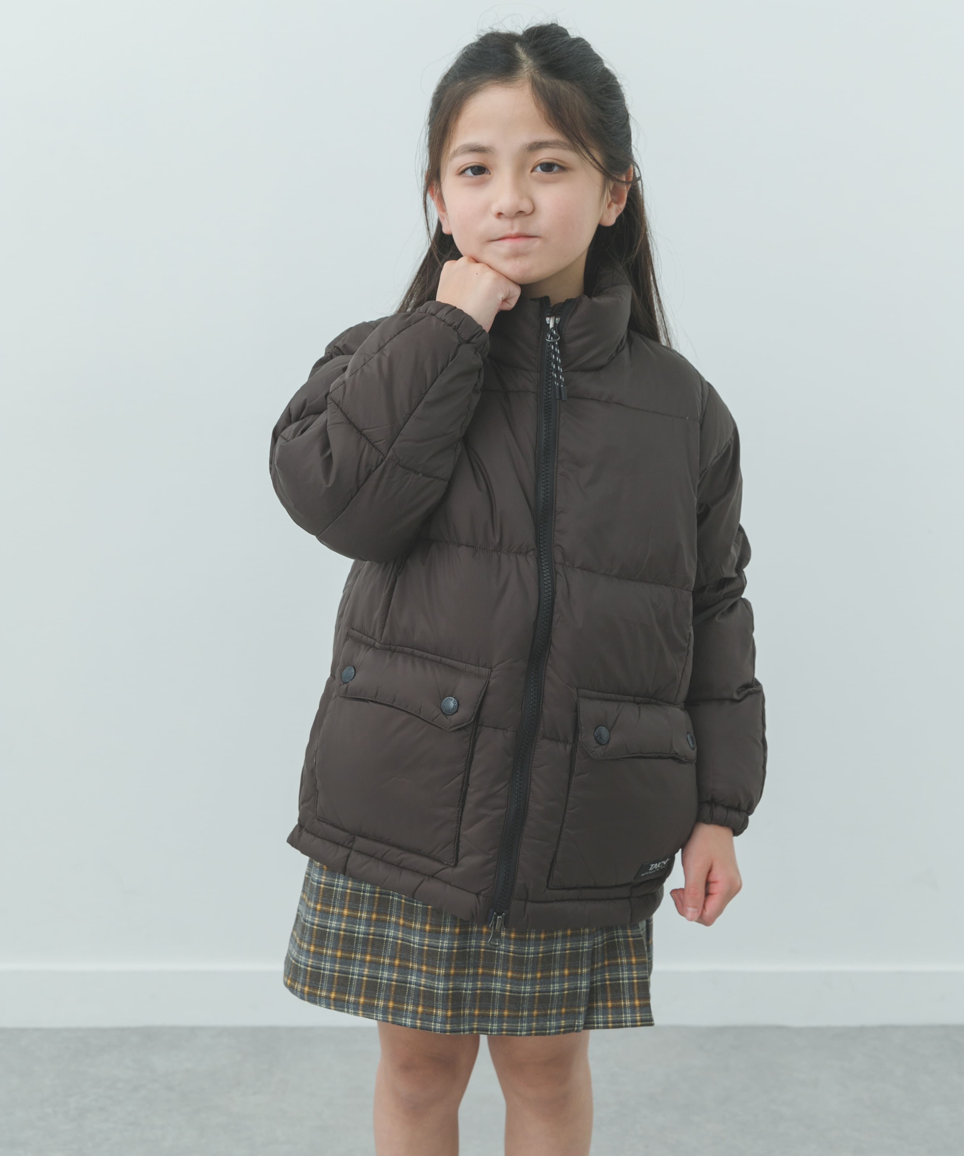 URBAN RESEARCH DOORS「TAION　PACKABLE VOLUME DOWN JACKET(KIDS)」|その他|ダークブラウン