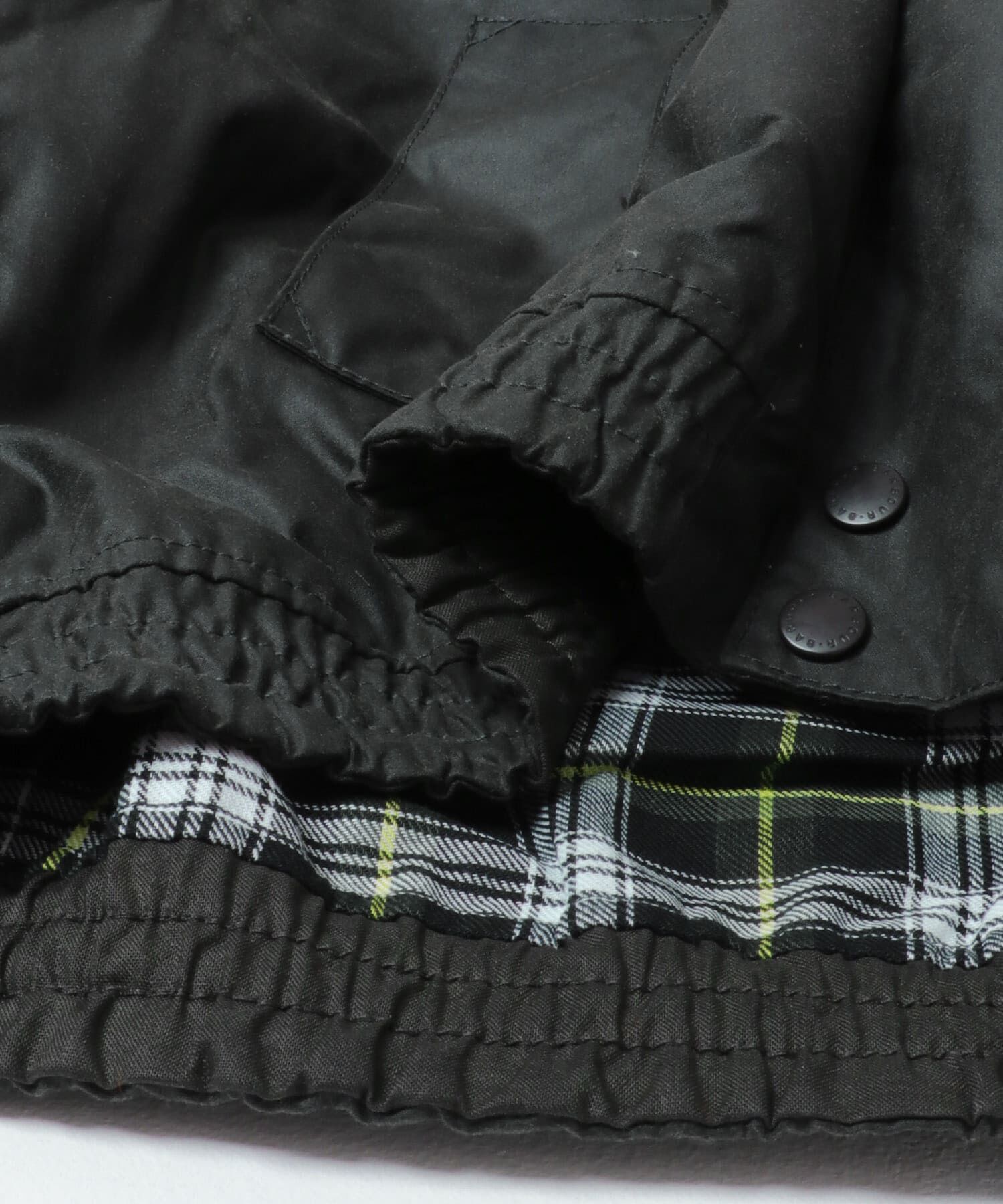 URBAN RESEARCH DOORS「Barbour　BLOUSON TRANSPORT WAX JACKET」|ノーカラーコート|