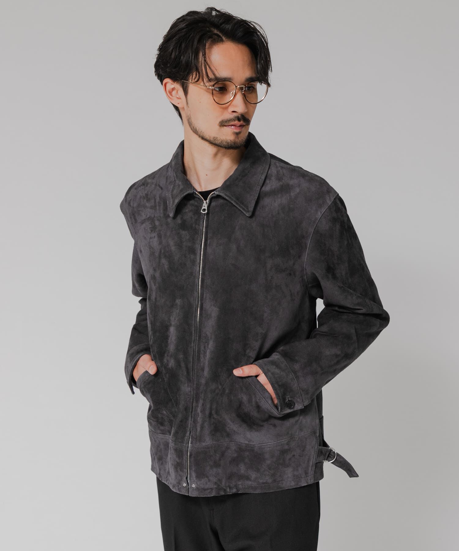URBAN RESEARCH「GOAT SUEDE SPORTS JACKET」|ブルゾン・スタジャン|