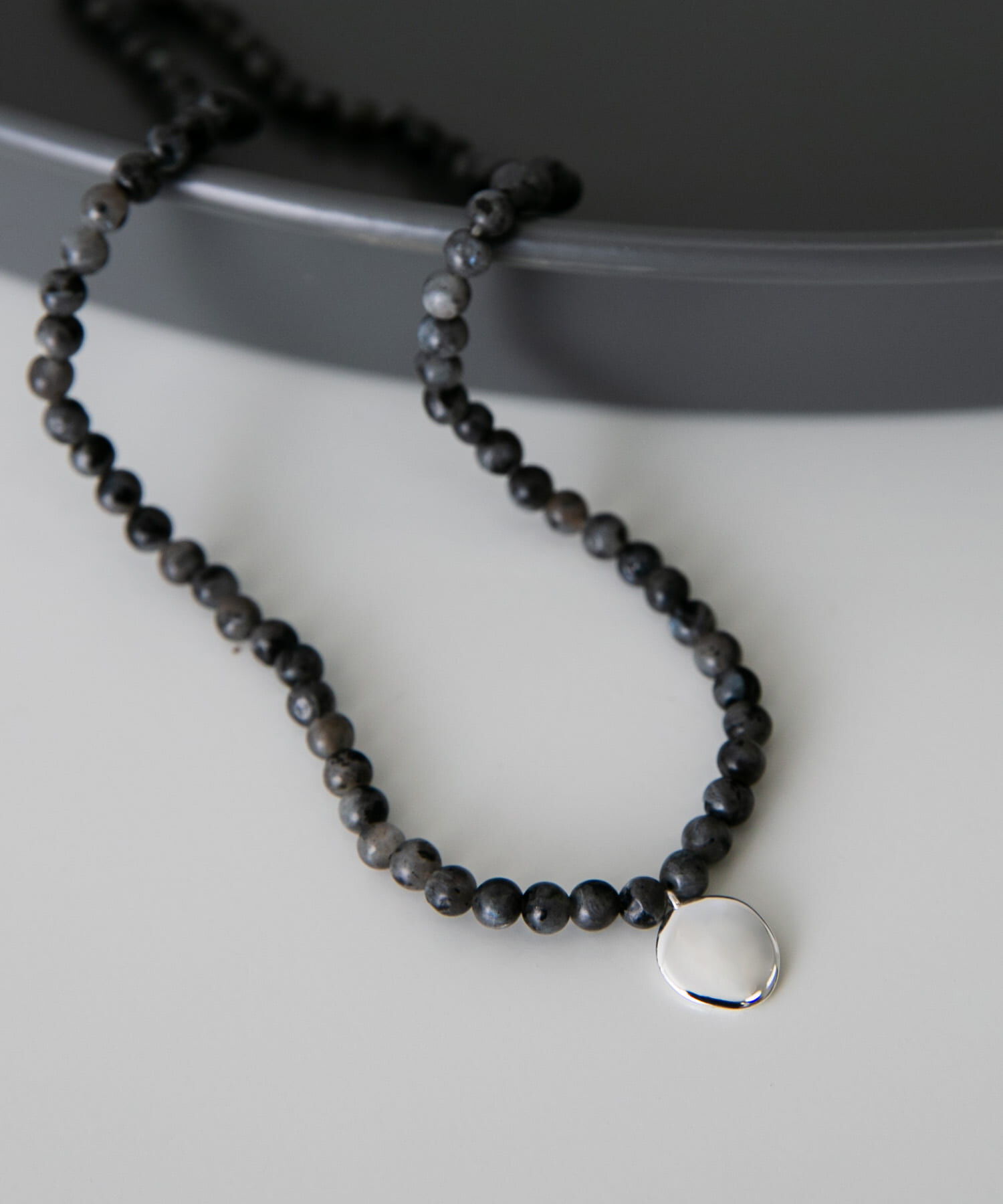 SMELLY「SMELLY so&rsquo;　blackLabradoritenecklace」|ネックレス|