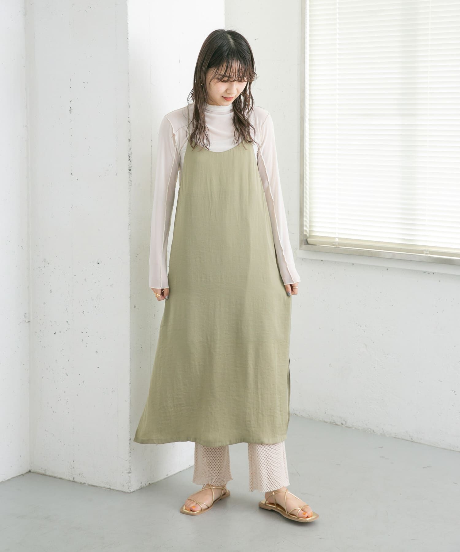  「チュールセットキャミワンピース」|ワンピース|