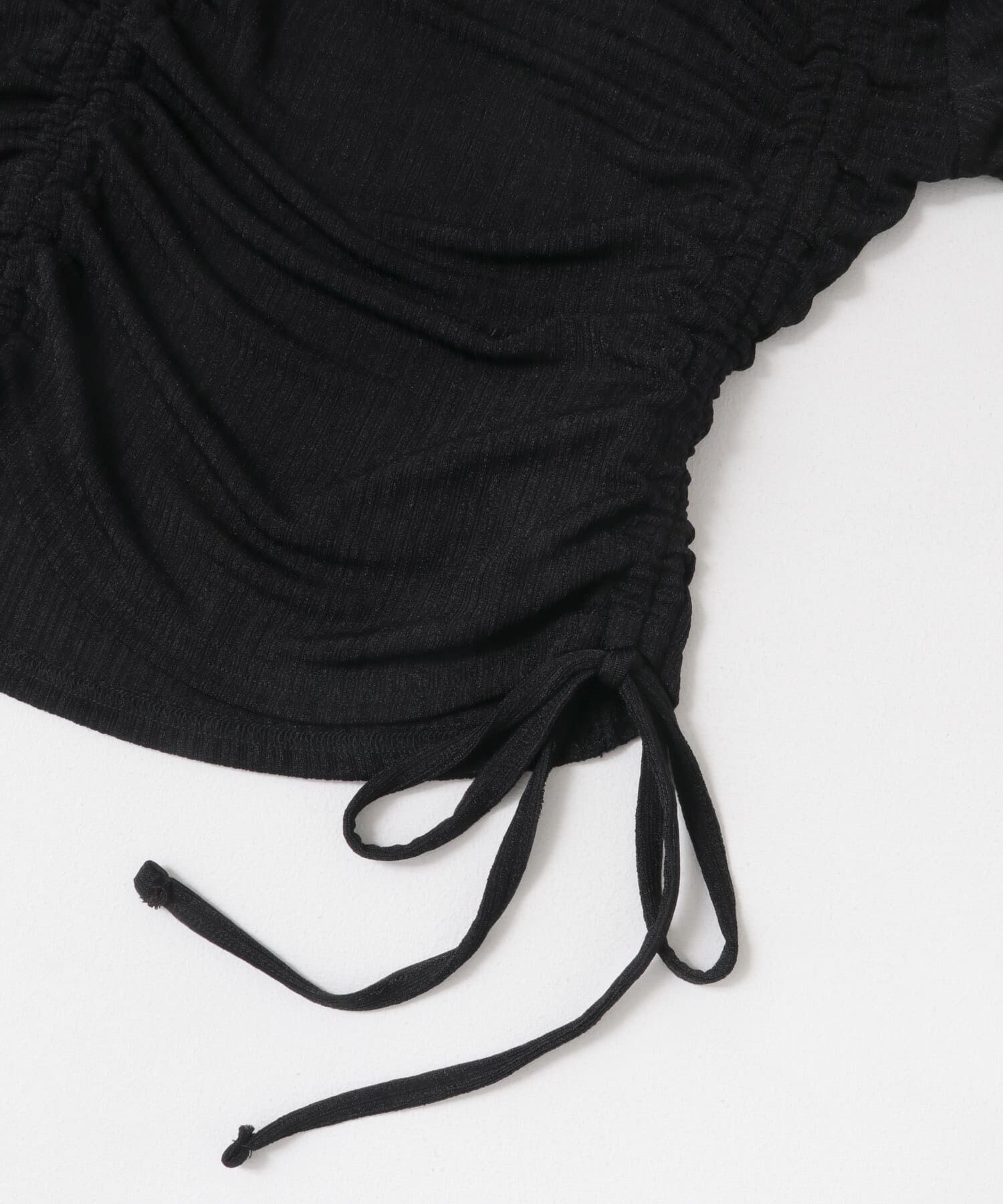 SENSE OF PLACE by URBAN RESEARCH「カットアウトシャーリングトップ(5分袖)」|Tシャツ・カットソー|