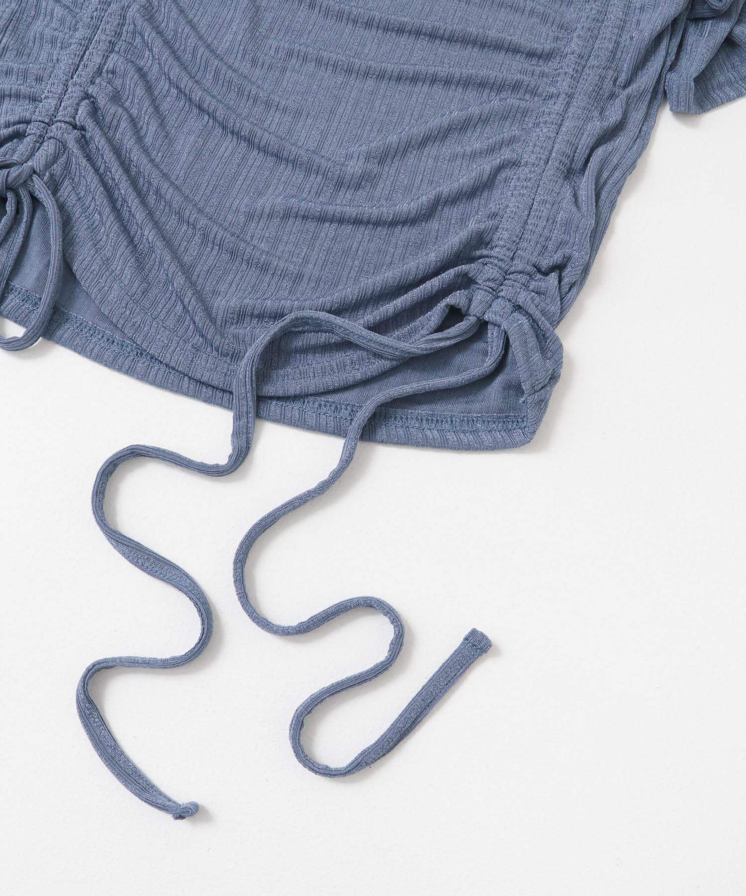 SENSE OF PLACE by URBAN RESEARCH「カットアウトシャーリングトップ(5分袖)」|Tシャツ・カットソー|