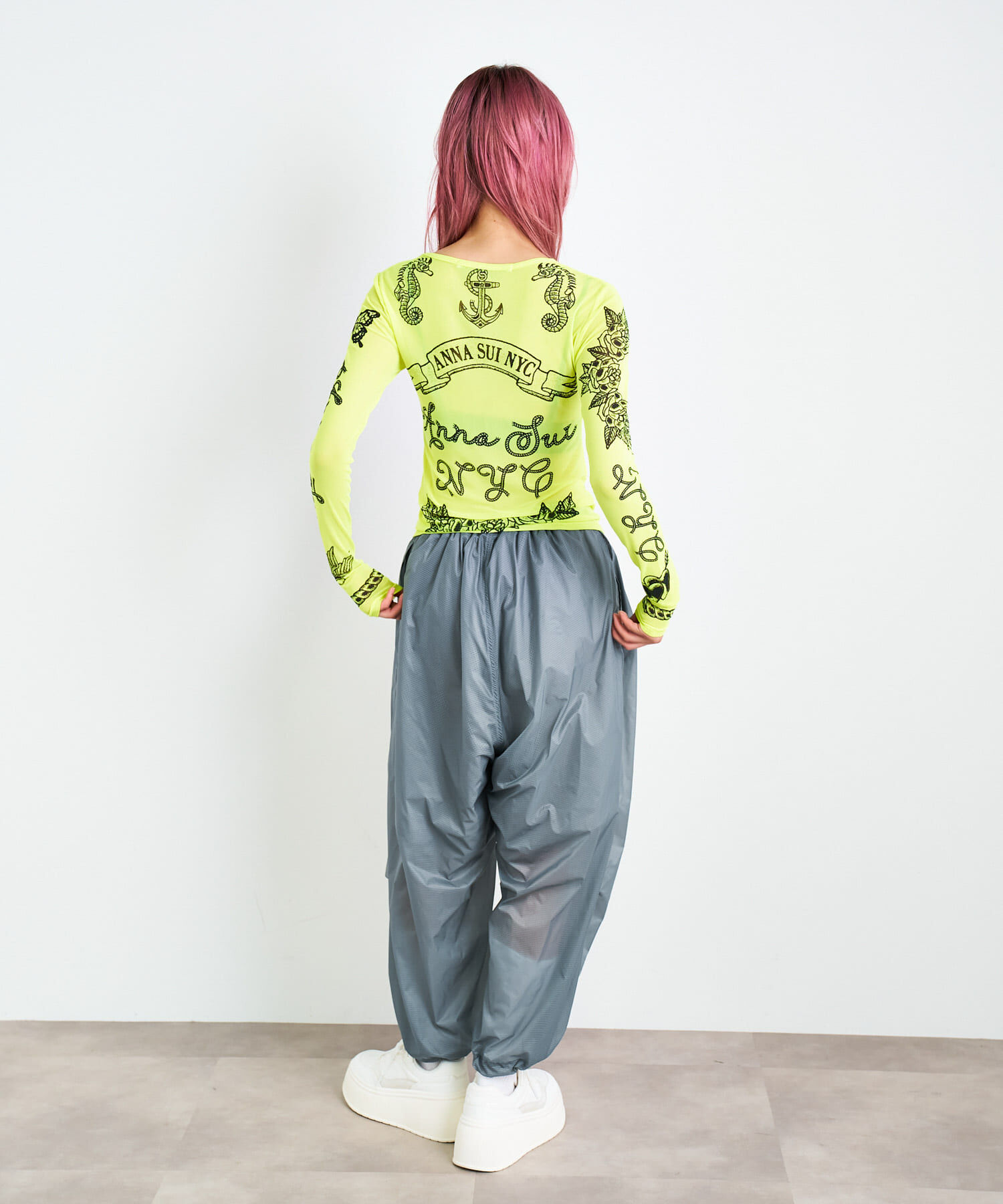 SENSE OF PLACE by URBAN RESEARCH「ANNA SUI NYC　シアーリップアクティブパンツ」|その他|