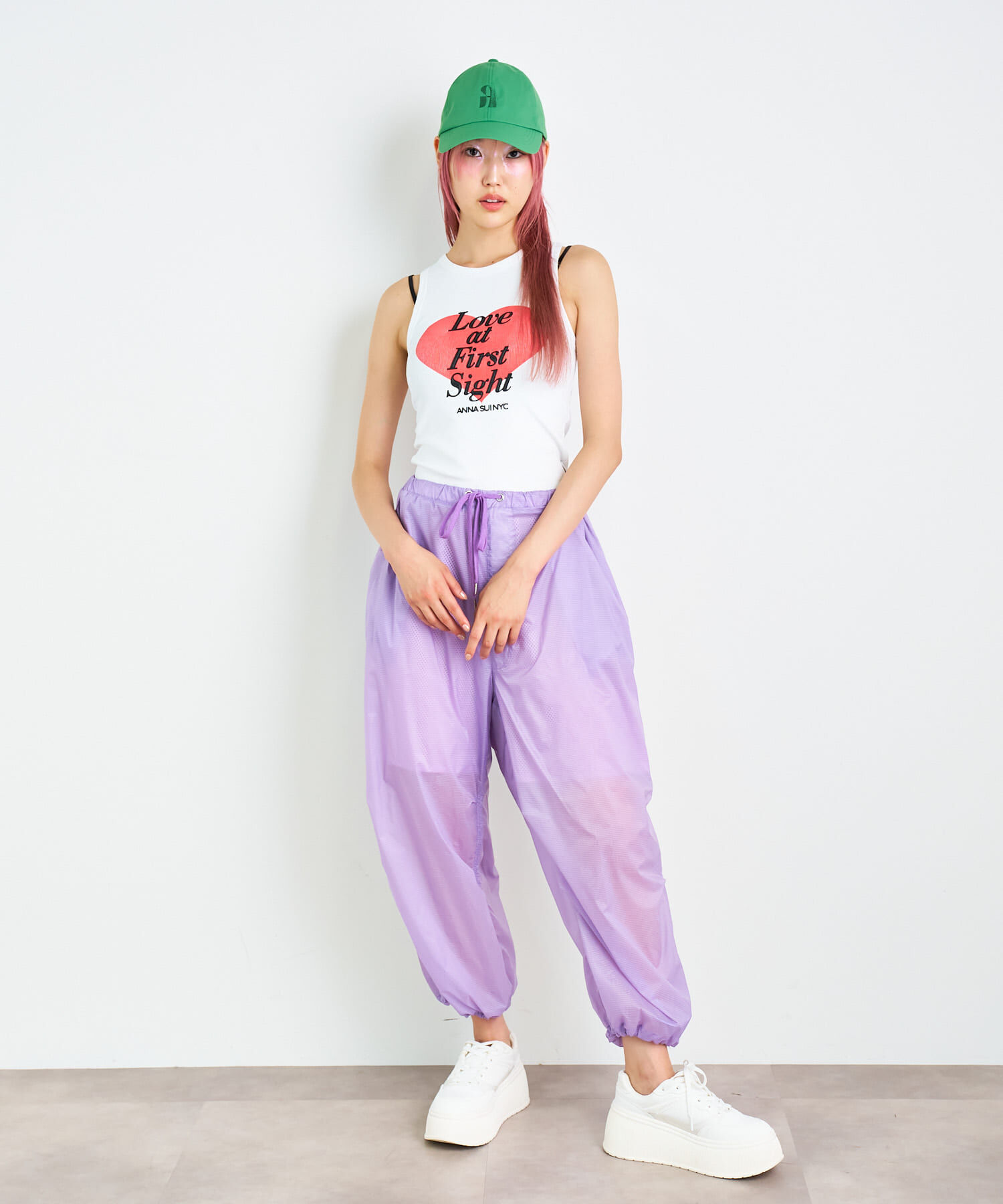 SENSE OF PLACE by URBAN RESEARCH「ANNA SUI NYC　シアーリップアクティブパンツ」|その他|