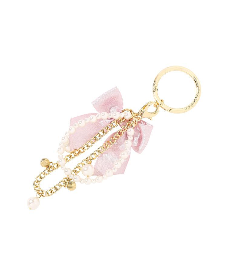 Maison de FLEUR「パールビジューリボン2Wayチャーム」|その他|