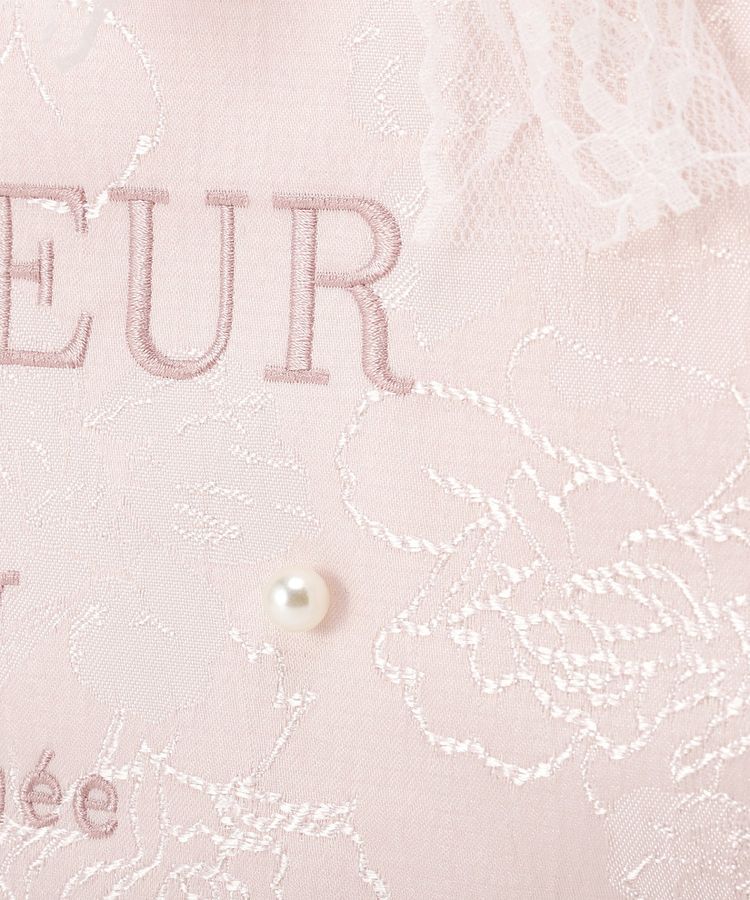 Maison de FLEUR「レースリボンフリルハンドルスクエアトートMバッグ」|トートバッグ|