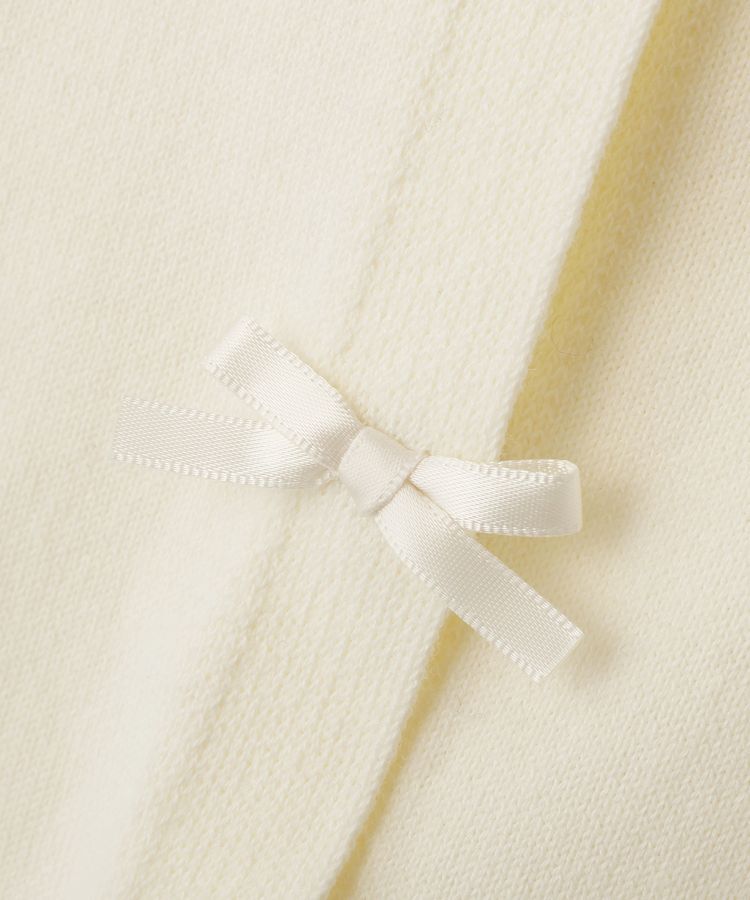 Maison de FLEUR Petite Robe「ローズニット半袖カーディガン」|カーディガン|