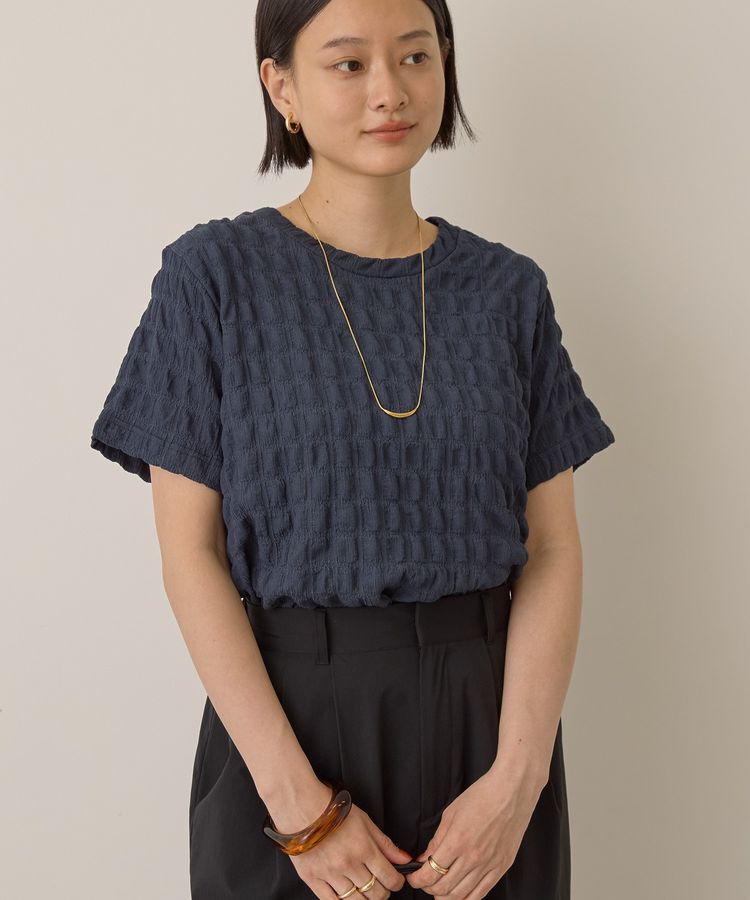 AMERICAN HOLIC「ポコポコ半袖プルオーバー」|Tシャツ・カットソー|Navy