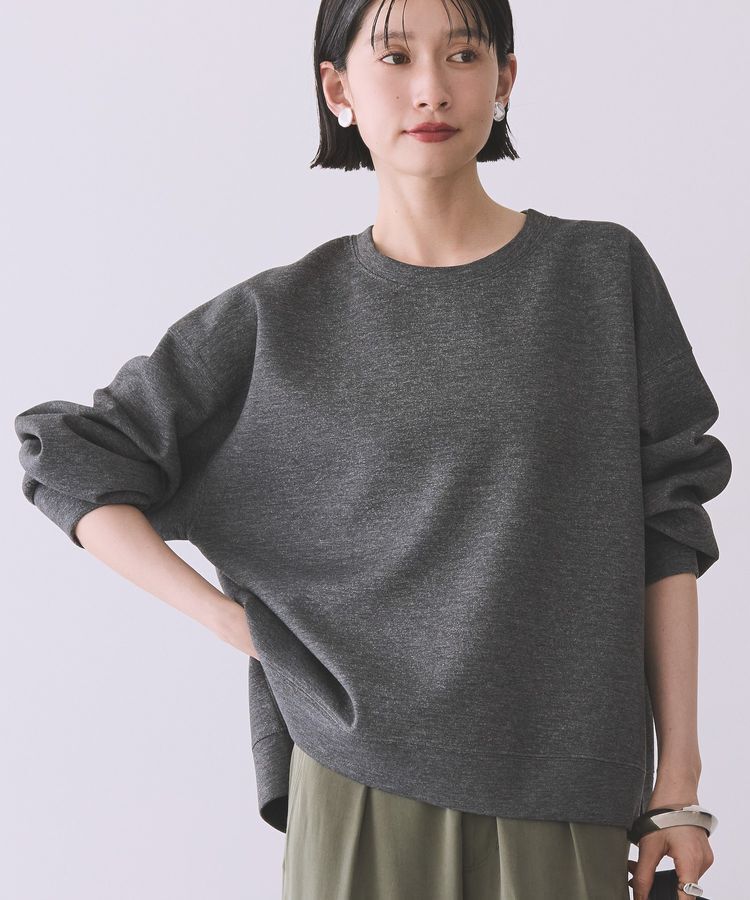 AMERICAN HOLIC「【WEB限定】サイドスリットポンチプルオーバー」|スウェット・ジャージ|Dark Gray Mixture