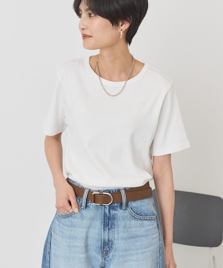 AMERICAN HOLIC「【2点セット】半袖Tシャツ＋チュールビスチェ」|Tシャツ・カットソー|