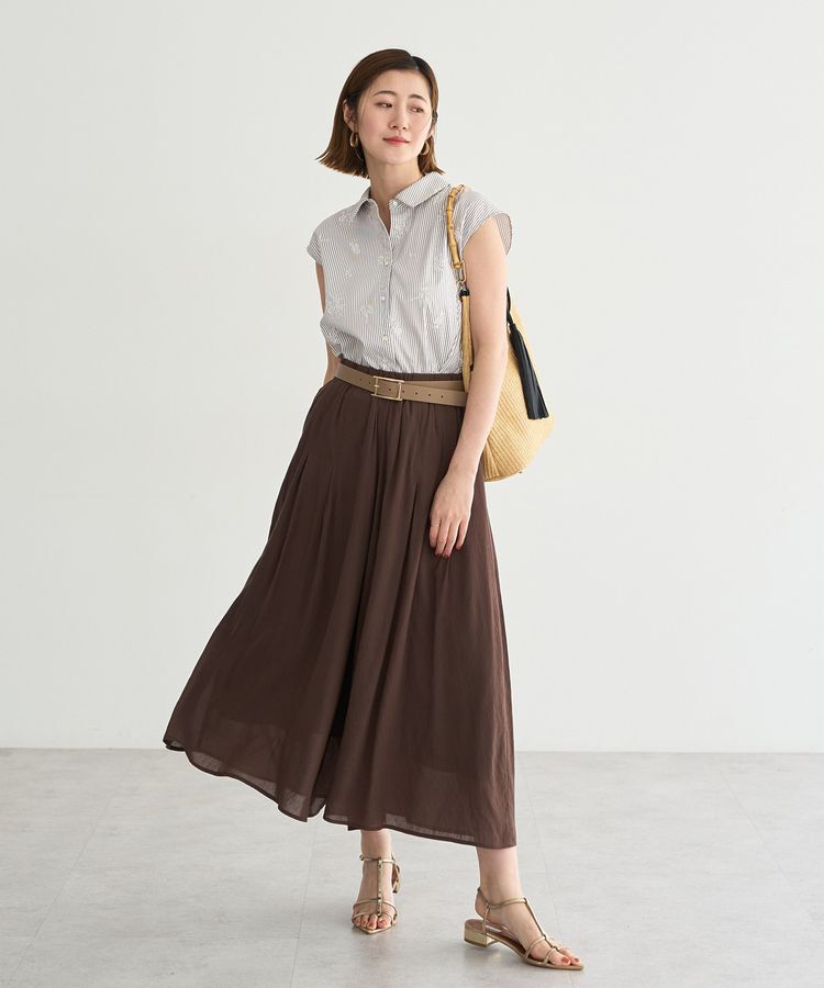 YECCA VECCA「ドライタッチシアーキュロットパンツ」|その他|
