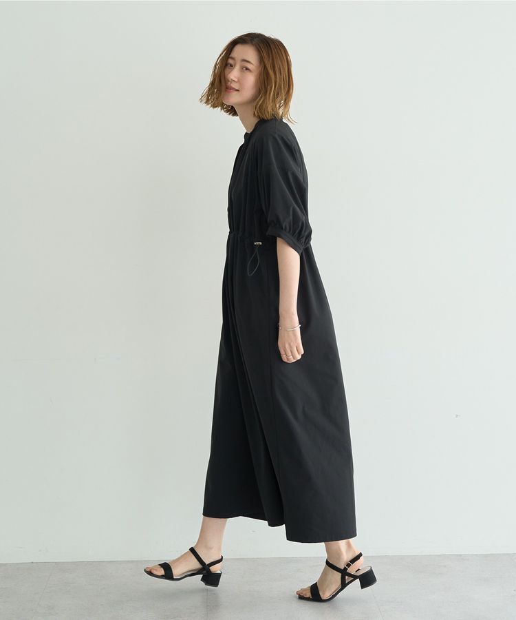 YECCA VECCA「【UVカット】ドロストギャザー袖ワンピース」|ワンピース|