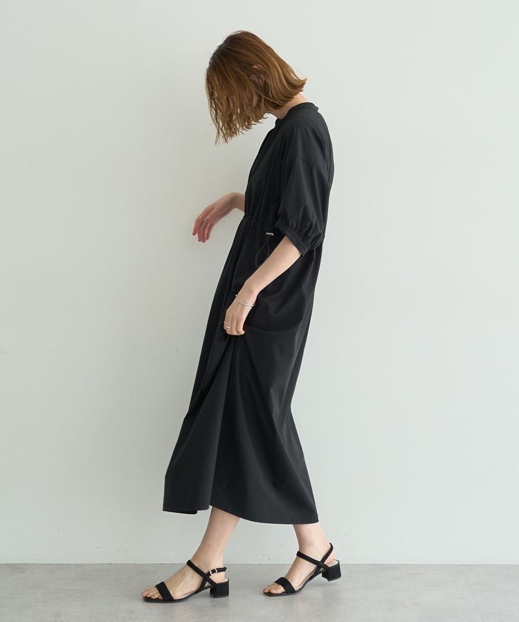 YECCA VECCA「【UVカット】ドロストギャザー袖ワンピース」|ワンピース|