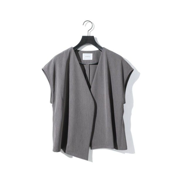 MIDIUMISOLID「MIDIUMISOLID for Ladies ノーカラージレ」|ベスト・ジレ|