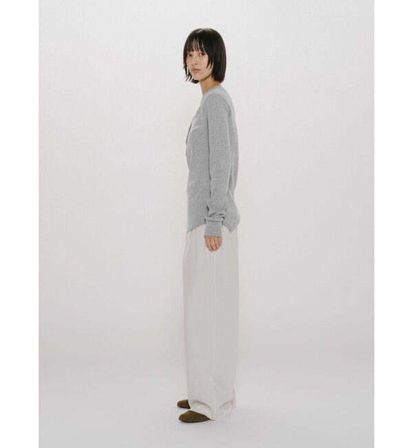 MIDIUMISOLID「MIDIUMISOLID for Ladies リブヘンリーネックプルオーバー」|Tシャツ・カットソー|