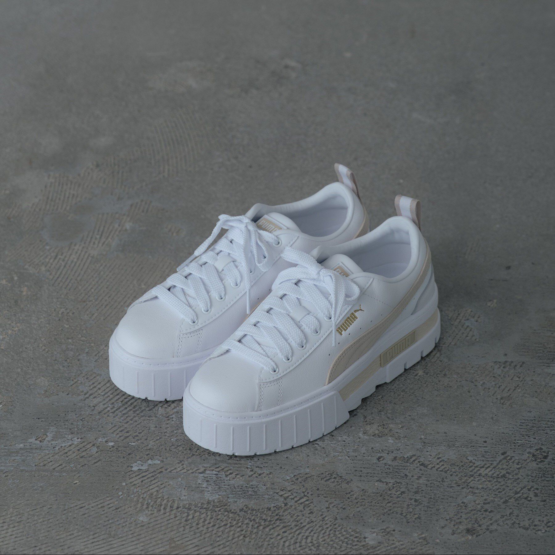 GALLEST「【PUMA】ウィメンズ メイズ レザー スニーカー」|スニーカー|ホワイト(001)