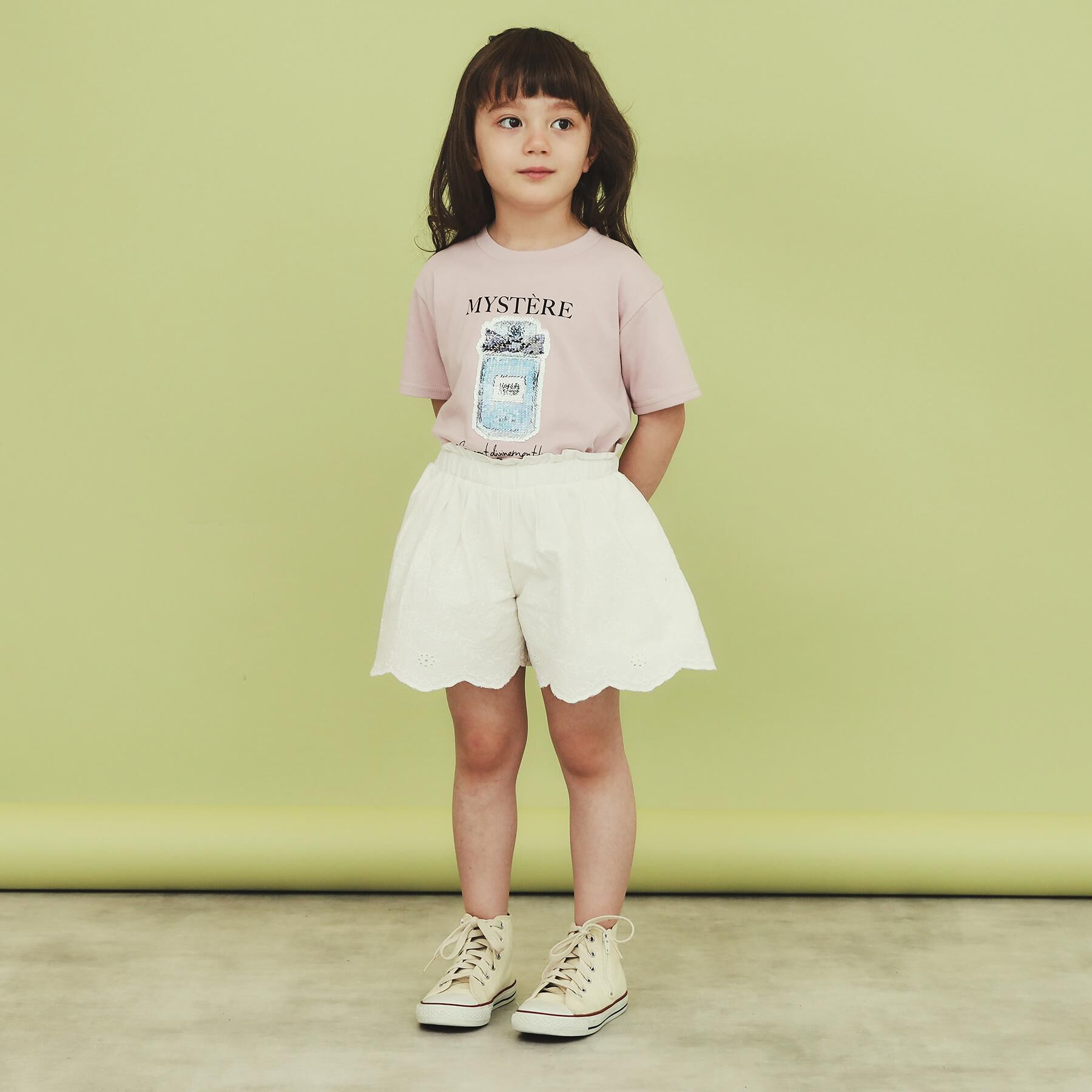 THE SHOP TK「【120-150】スカラップレースキュロットパンツ」|キュロット|