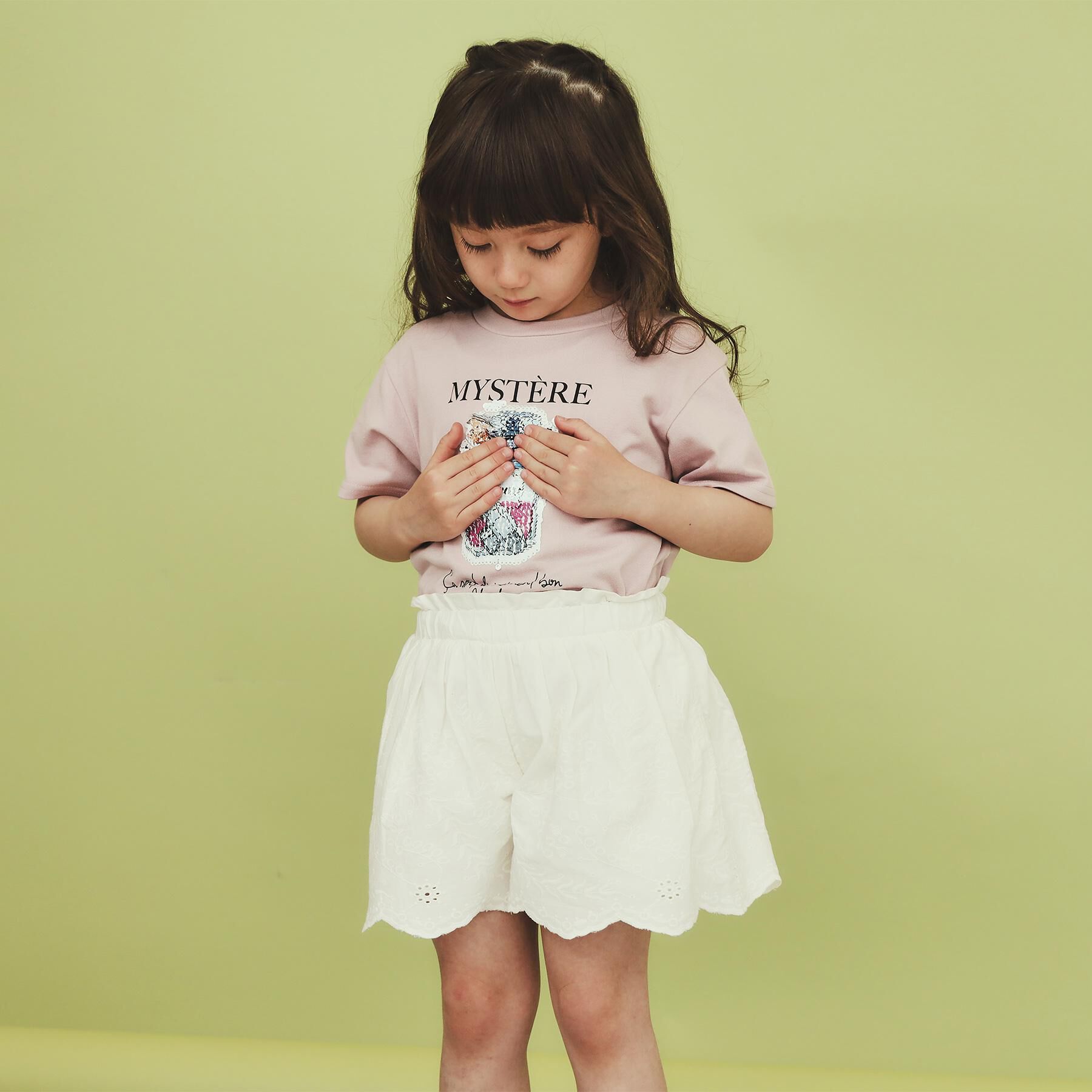 THE SHOP TK「【120-150】スカラップレースキュロットパンツ」|キュロット|