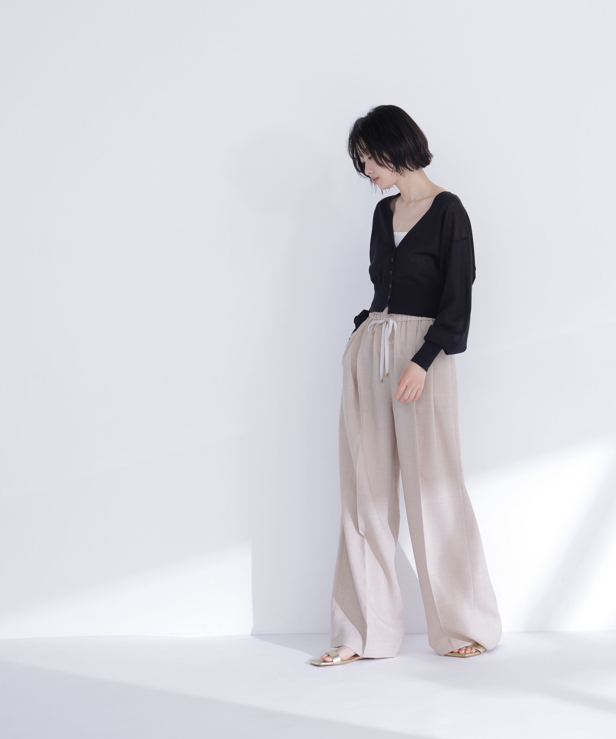  「さらりと、涼しげ麻混カーディガン」|ニット・セーター|
