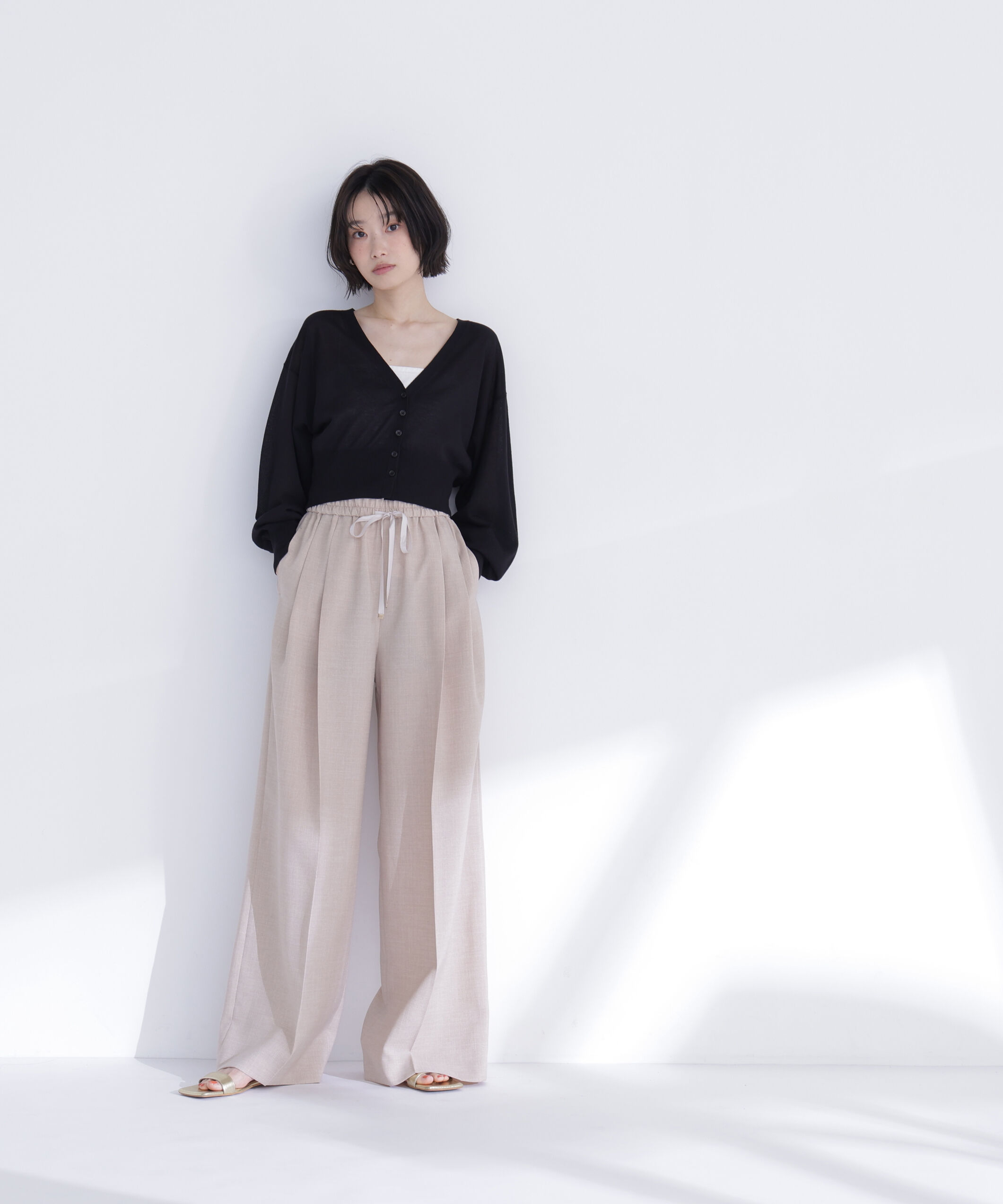  「さらりと、涼しげ麻混カーディガン」|ニット・セーター|
