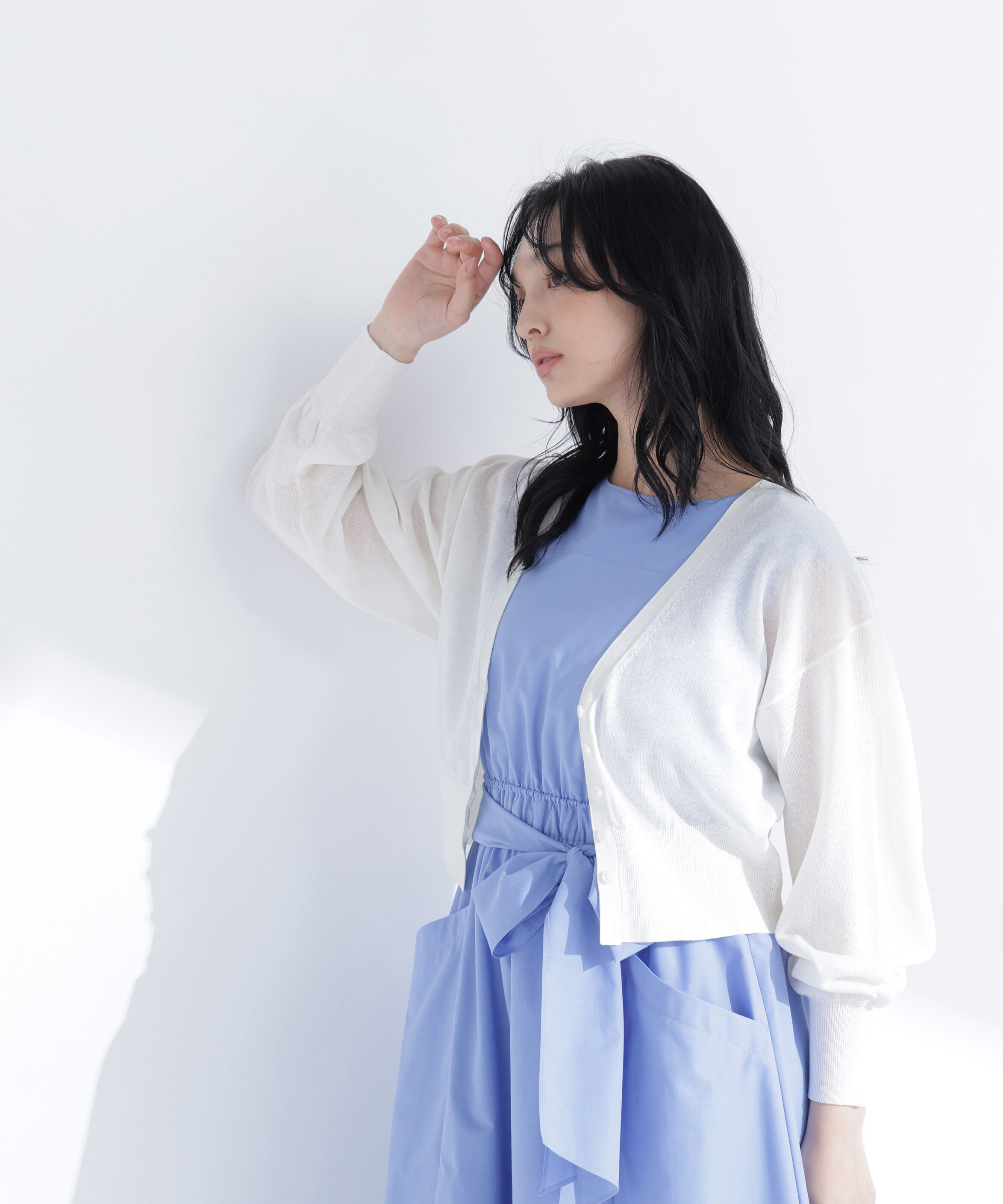  「さらりと、涼しげ麻混カーディガン」|ニット・セーター|