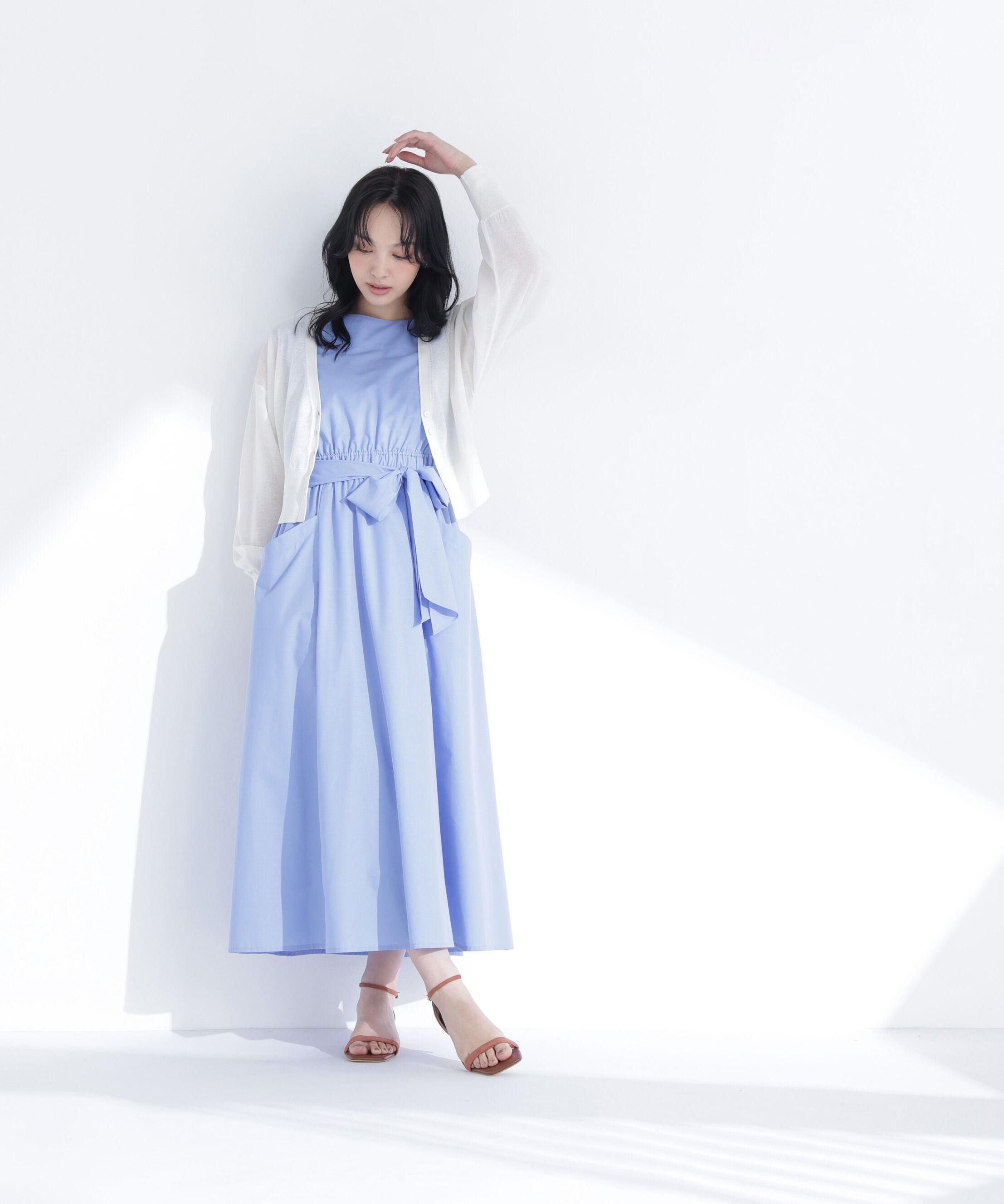  「さらりと、涼しげ麻混カーディガン」|ニット・セーター|