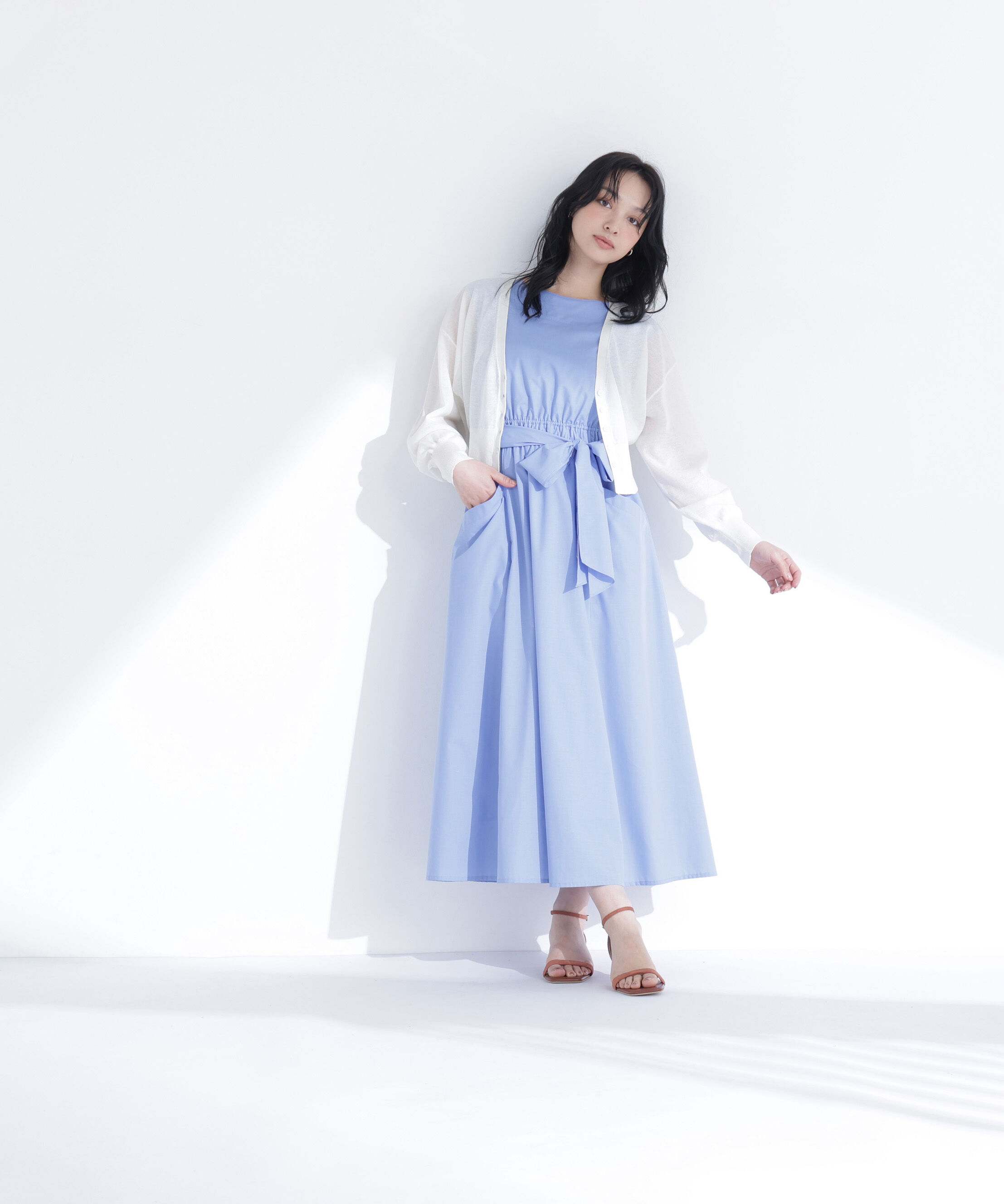  「さらりと、涼しげ麻混カーディガン」|ニット・セーター|