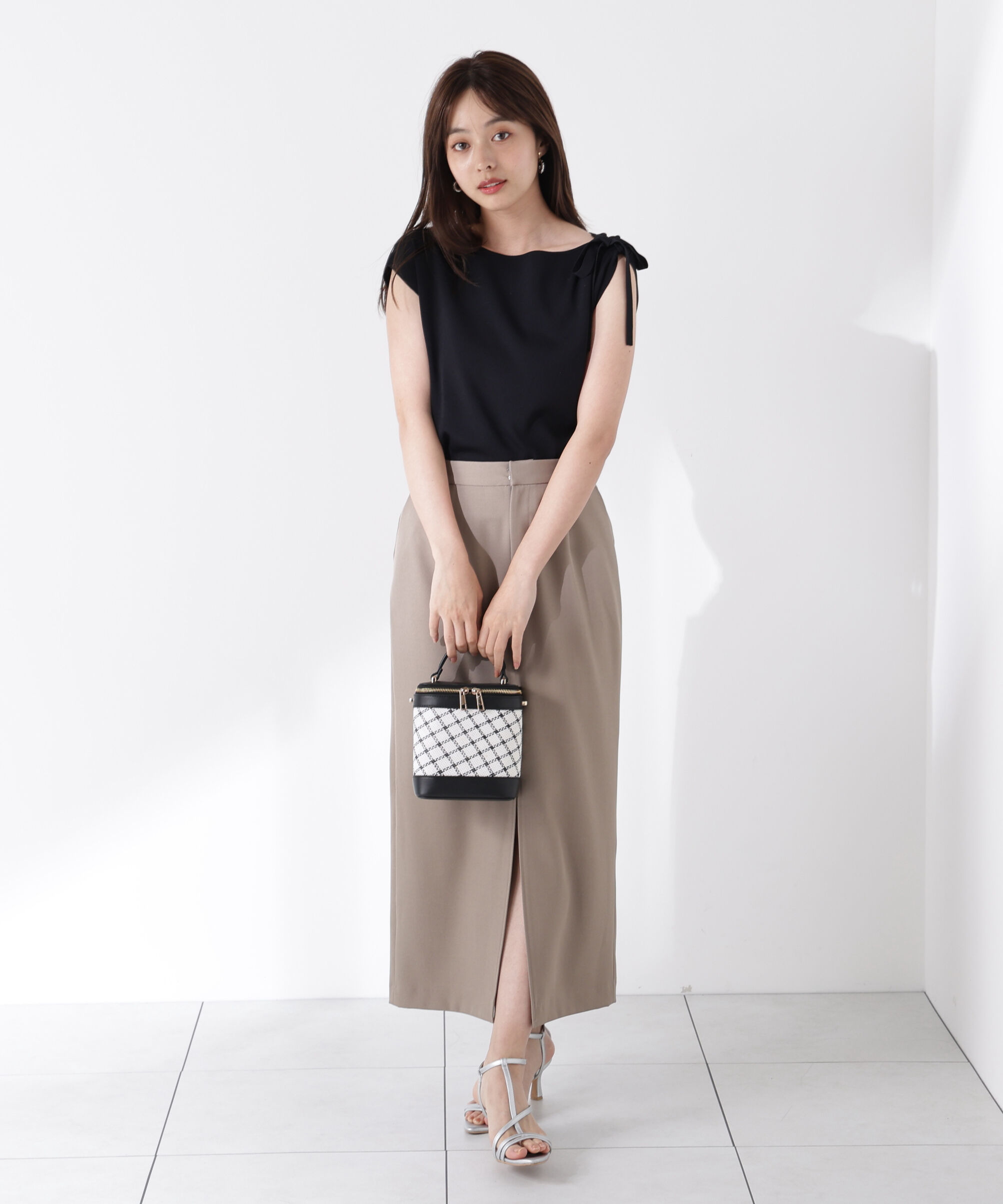 PROPORTION BODY DRESSING「肩リボンアシメニット」|ニット・セーター|