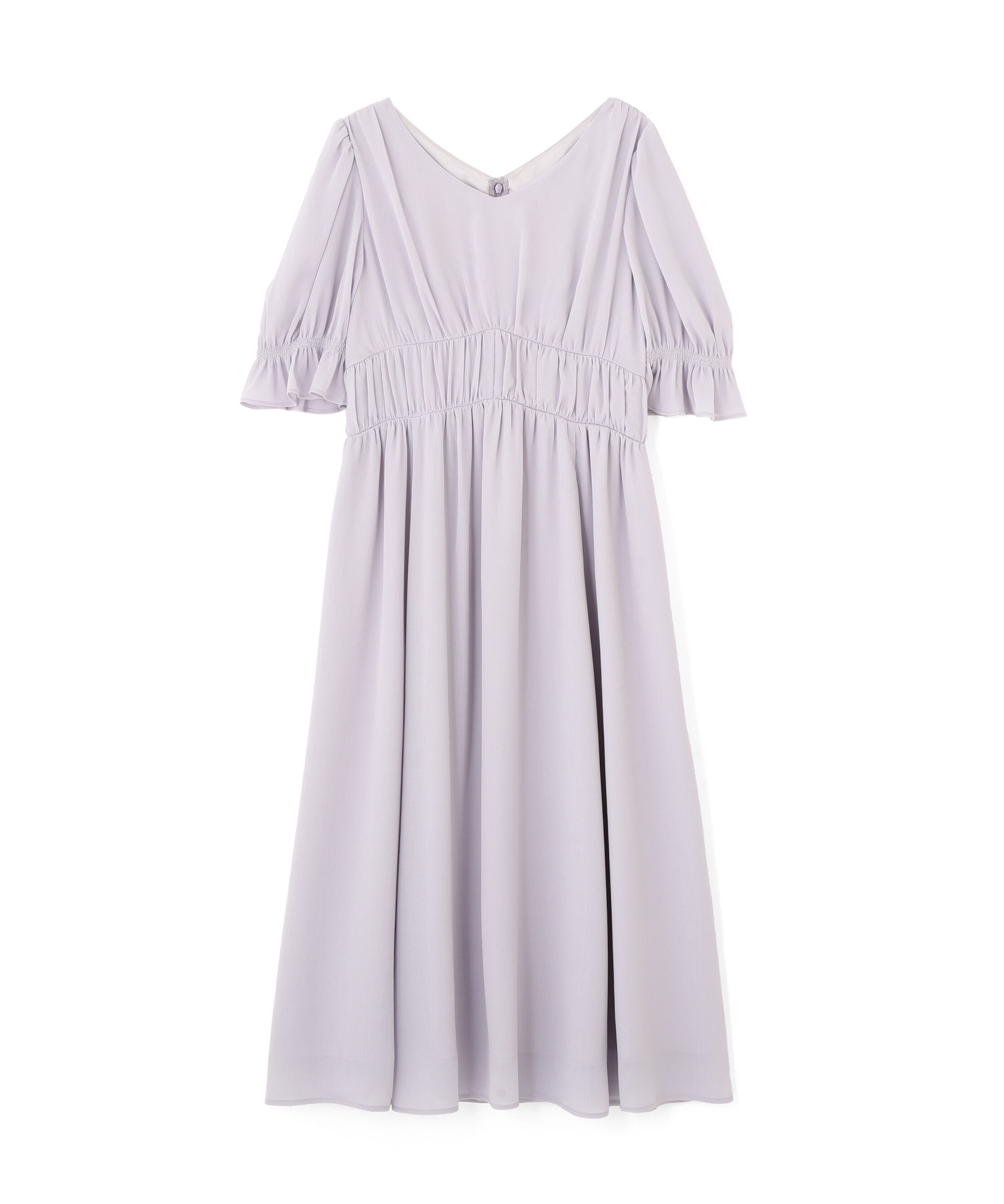 PROPORTION BODY DRESSING「シフォン楊柳ギャザーワンピース　26SS」|ワンピース|