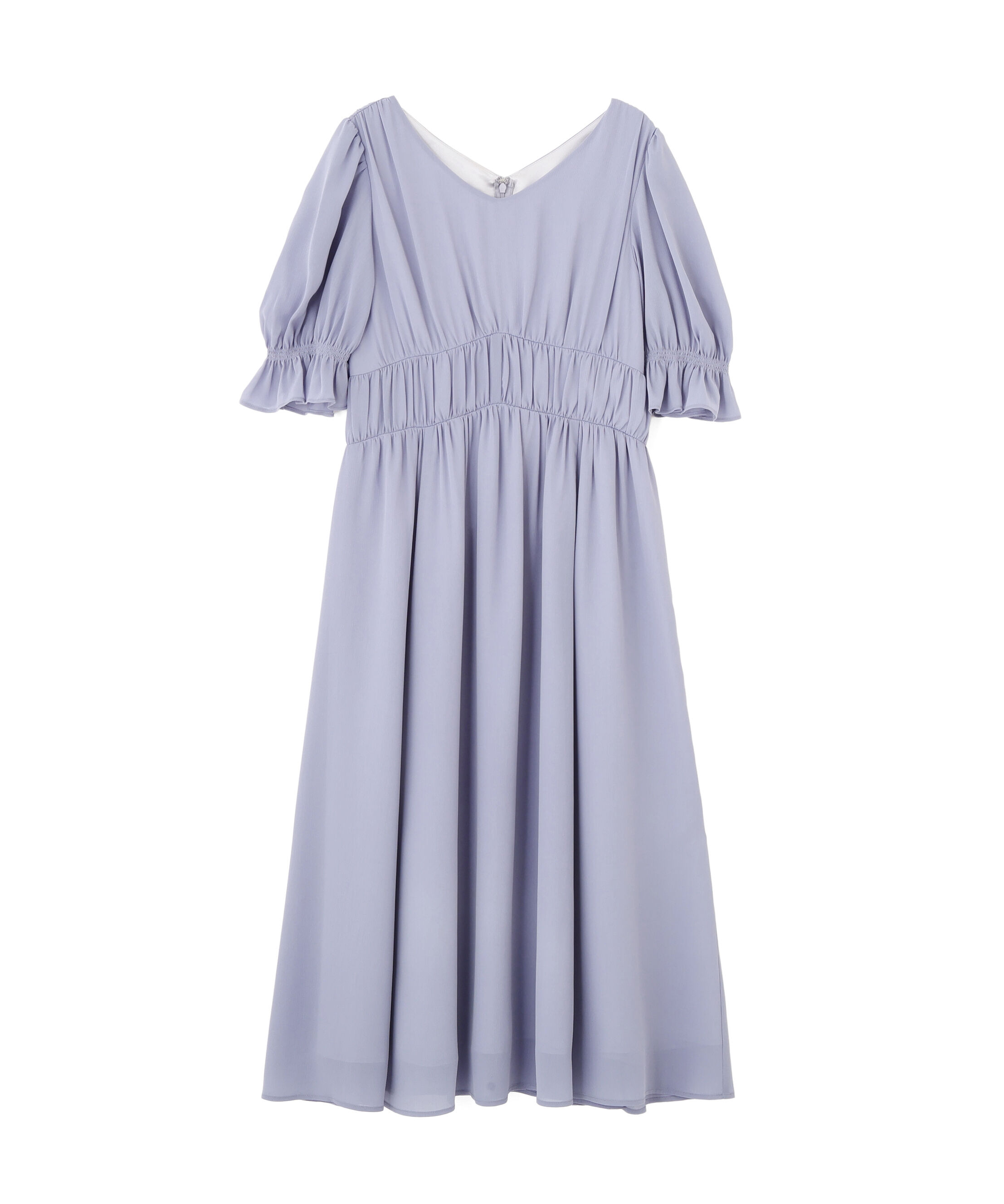 PROPORTION BODY DRESSING「シフォン楊柳ギャザーワンピース　26SS」|ワンピース|