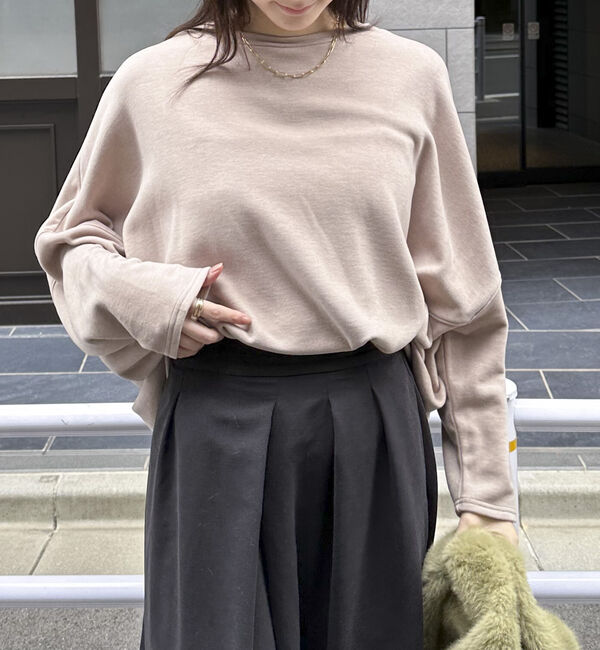 Doux archives「両面起毛ドルマンプルオーバー」|Tシャツ・カットソー|