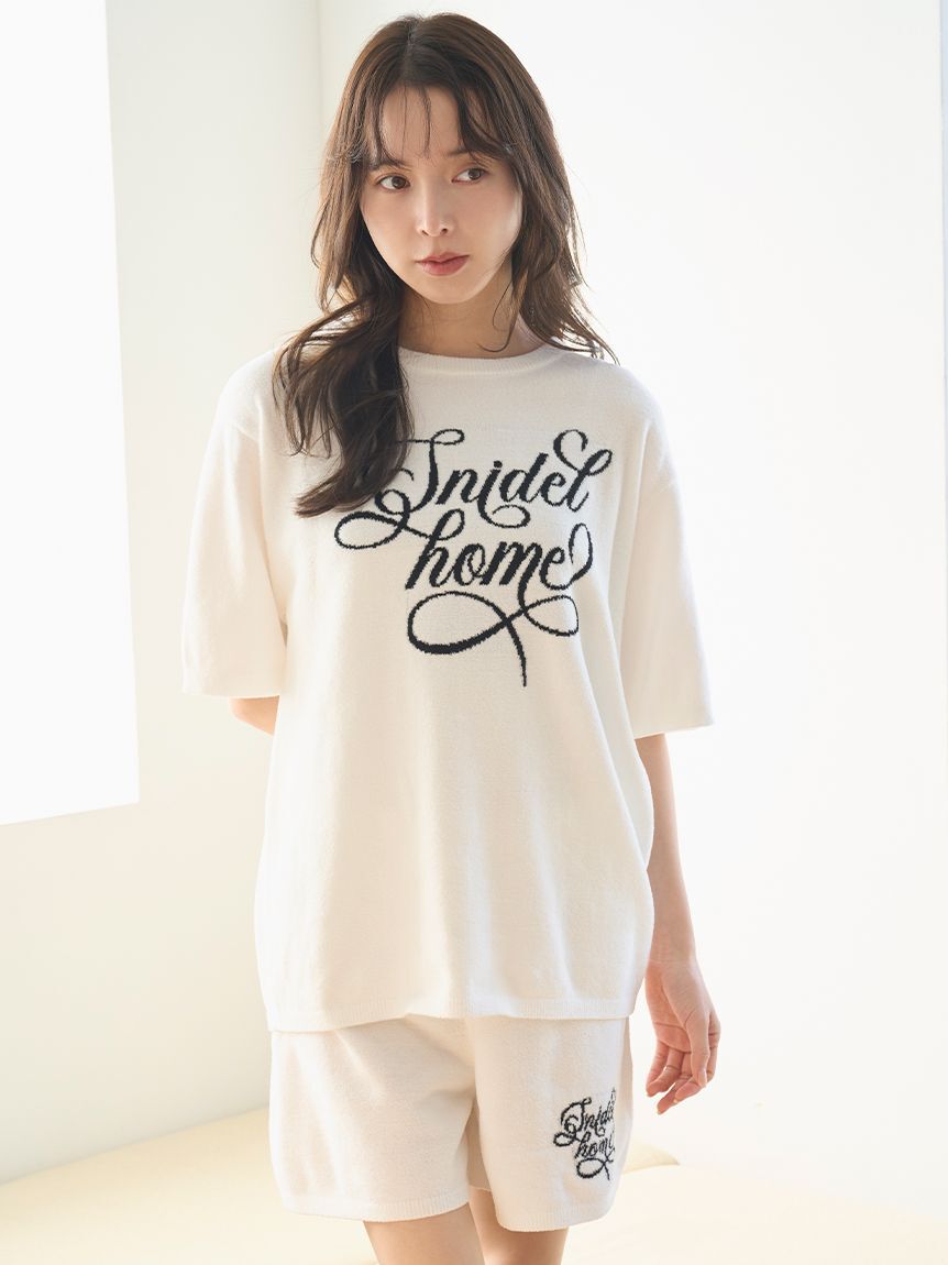 SNIDEL HOME「ニットロゴセットアップ」|ルームウェア|