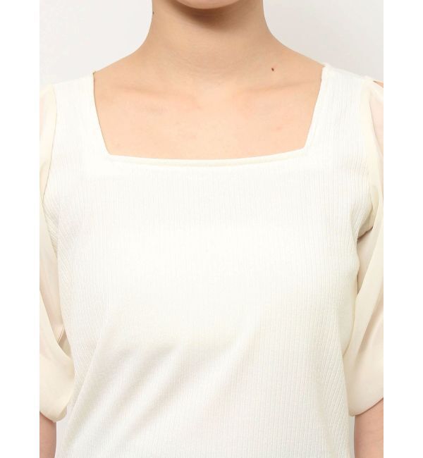 RESEXXY「ギャザースリーブカットトップス」|Tシャツ・カットソー|