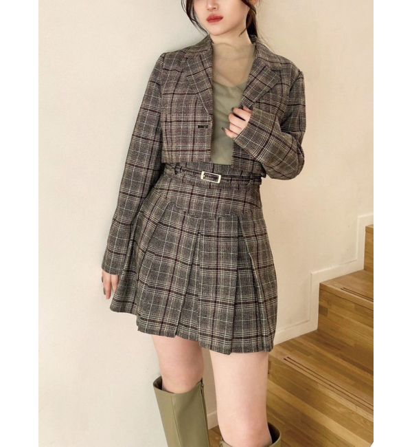 RESEXXY「クロップドジャケット【セットアップ着用可能】」|テーラードジャケット|