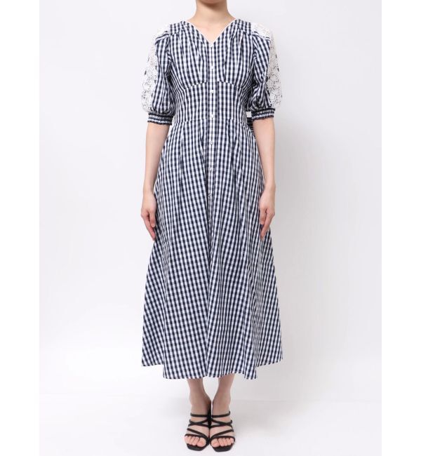 dazzlin「レースドッキングスリーブワンピース」|ワンピース|