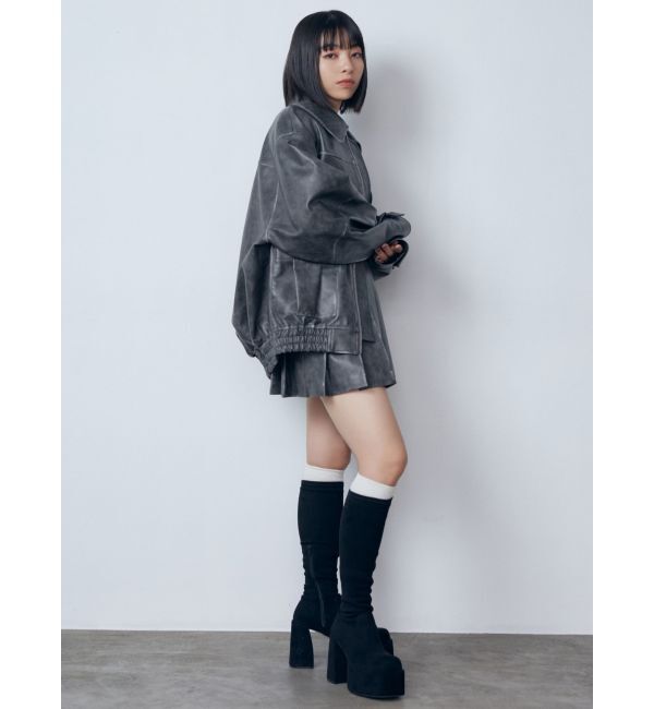 EMODA「バルキープランプフィットブーツ」|ロングブーツ|