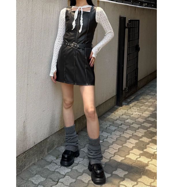 EMODA「フロントボタンタイトップ」|Tシャツ・カットソー|