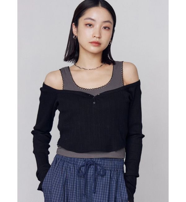 EMODA「タンクレイヤードスキントップス」|Tシャツ・カットソー|